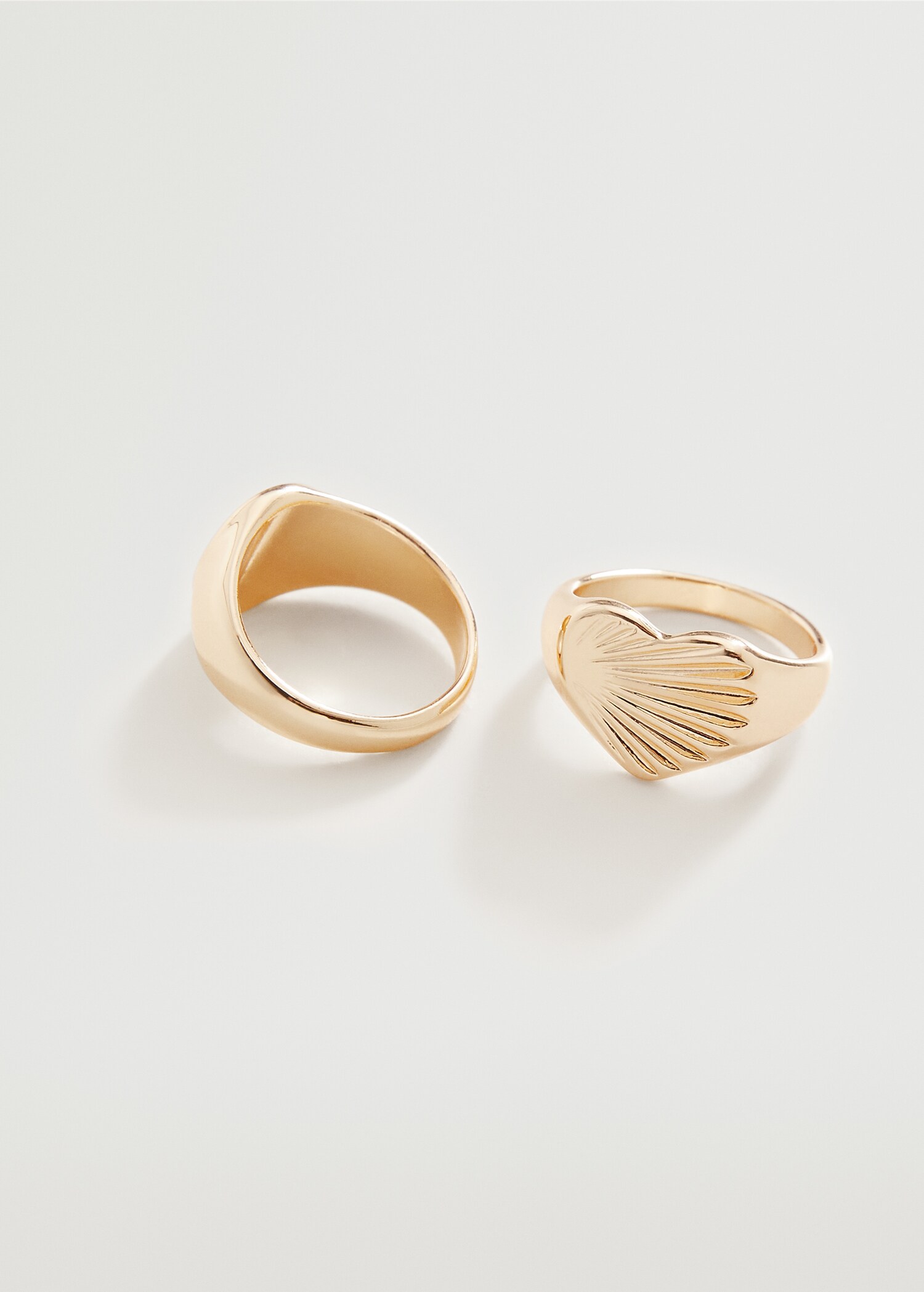 Pack 2 anillos combinados - Plano medio