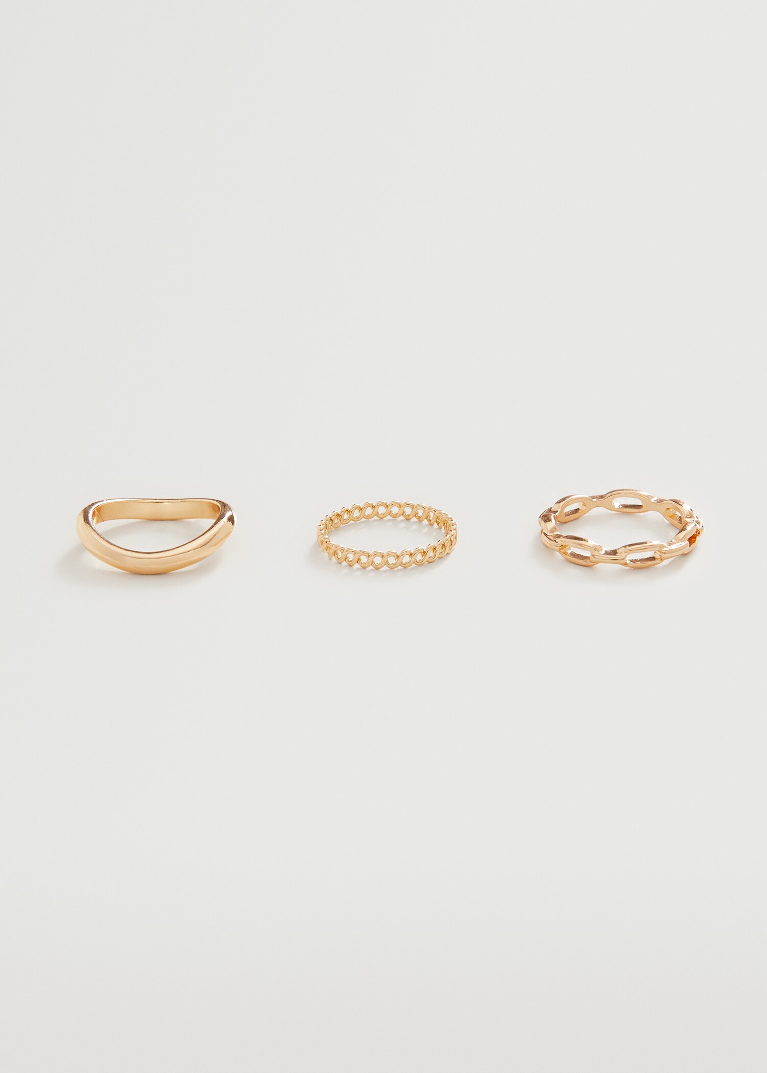 Pack 3 anillos combinados - Artículo sin modelo