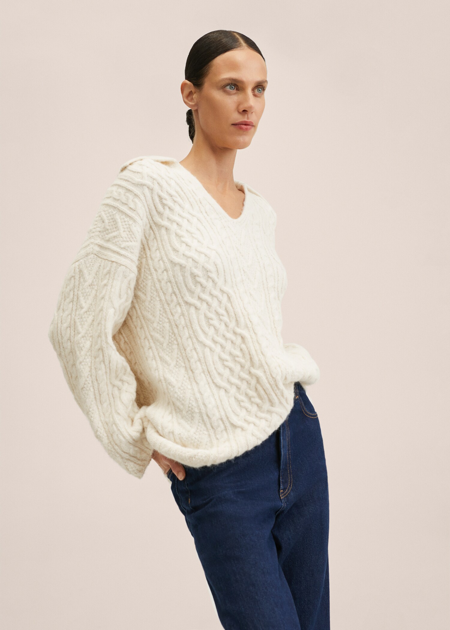 Kötött oversize felső - Felezősík