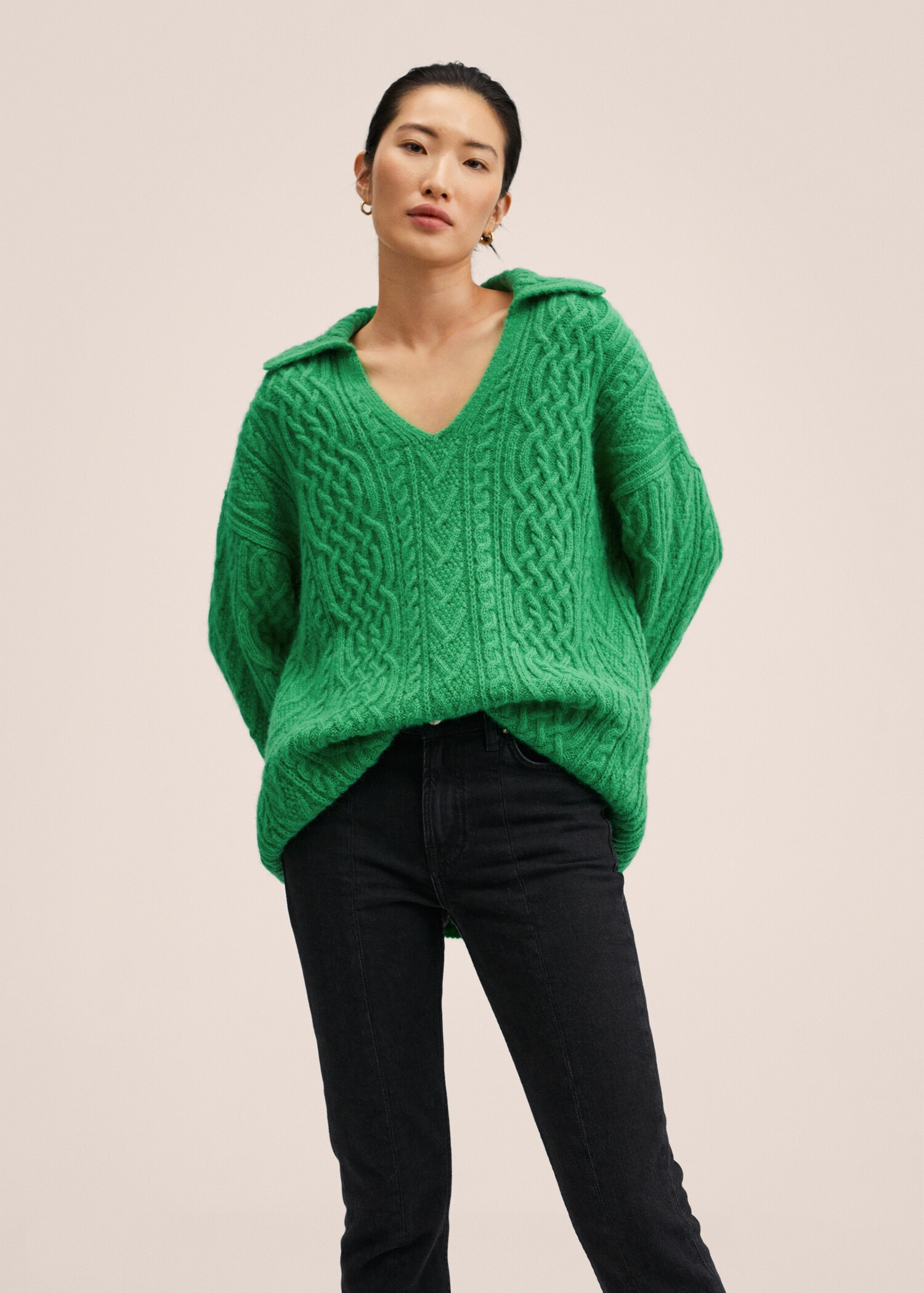 Kötött oversize felső - Felezősík