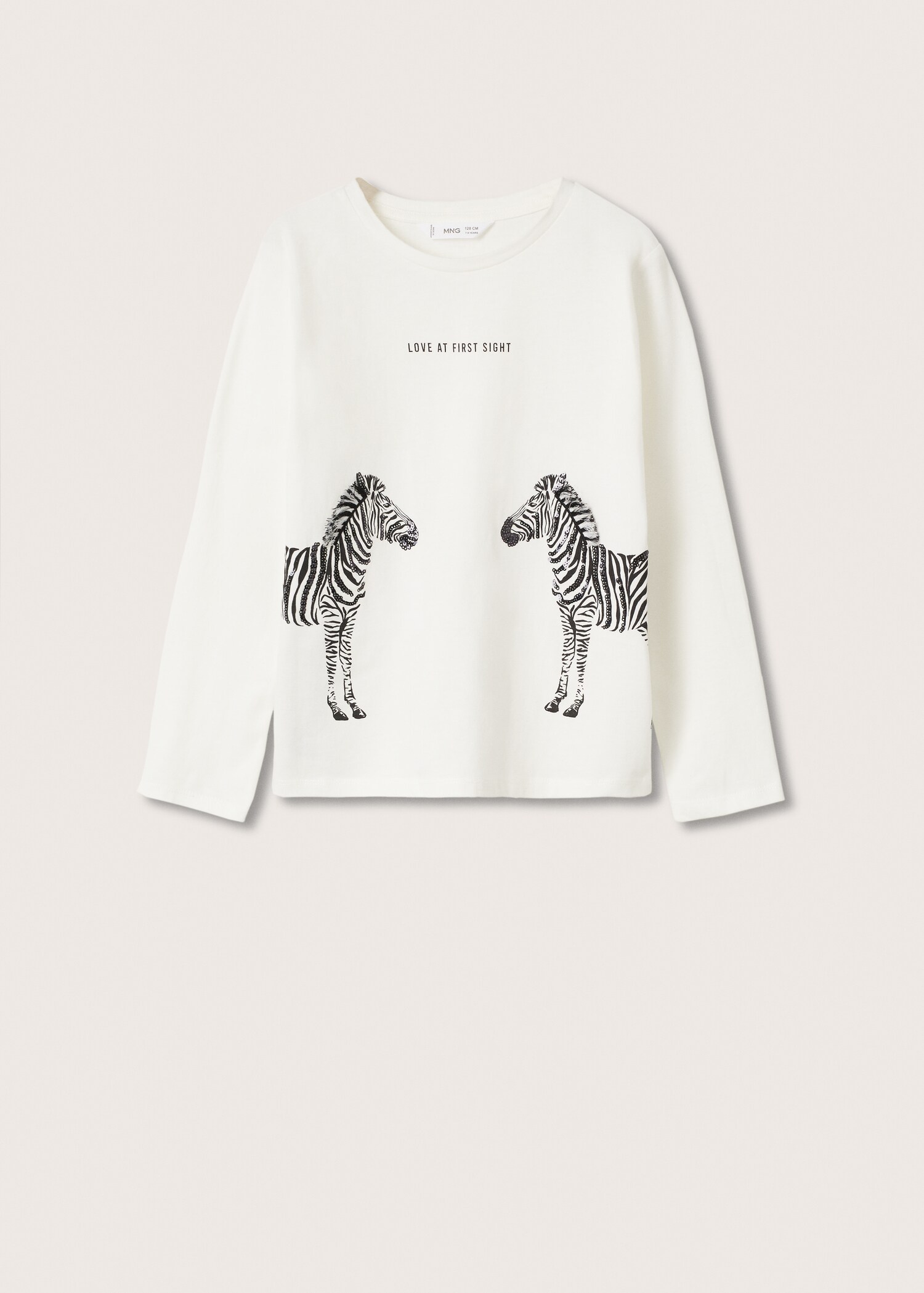 Camiseta manga larga lentejuelas - Artículo sin modelo