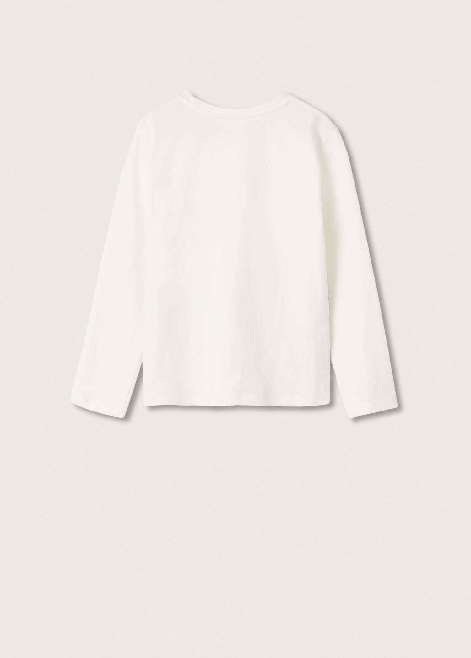 Camiseta manga larga lentejuelas - Reverso del artículo