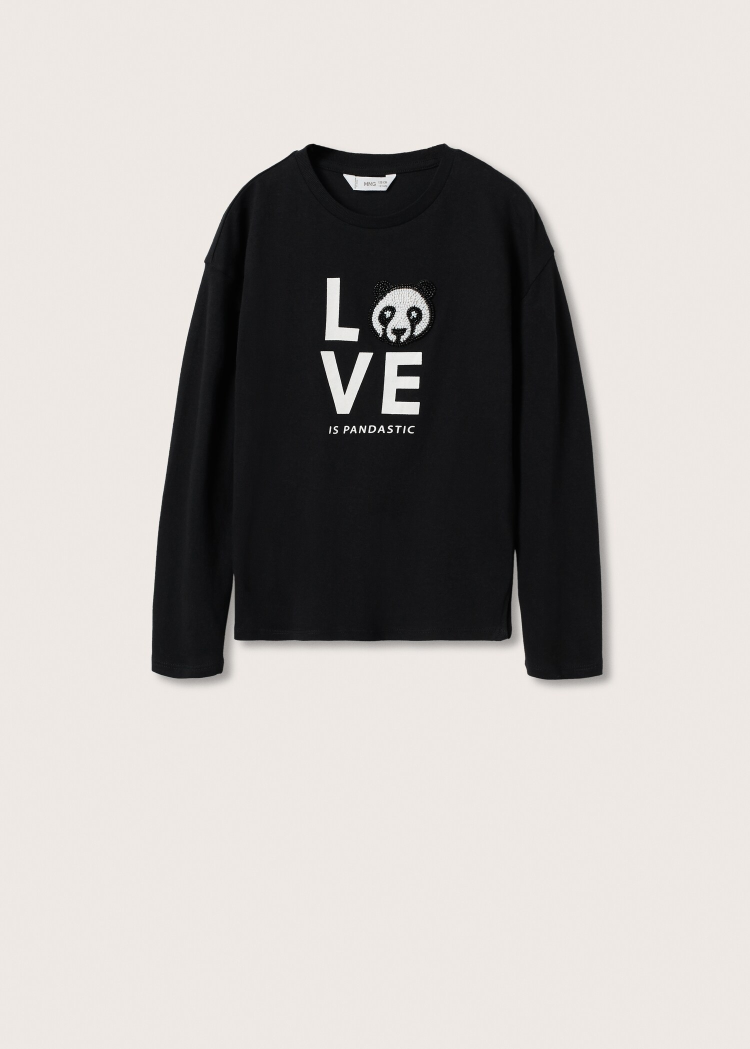 Long-sleeved t-shirt with beads - Article without model