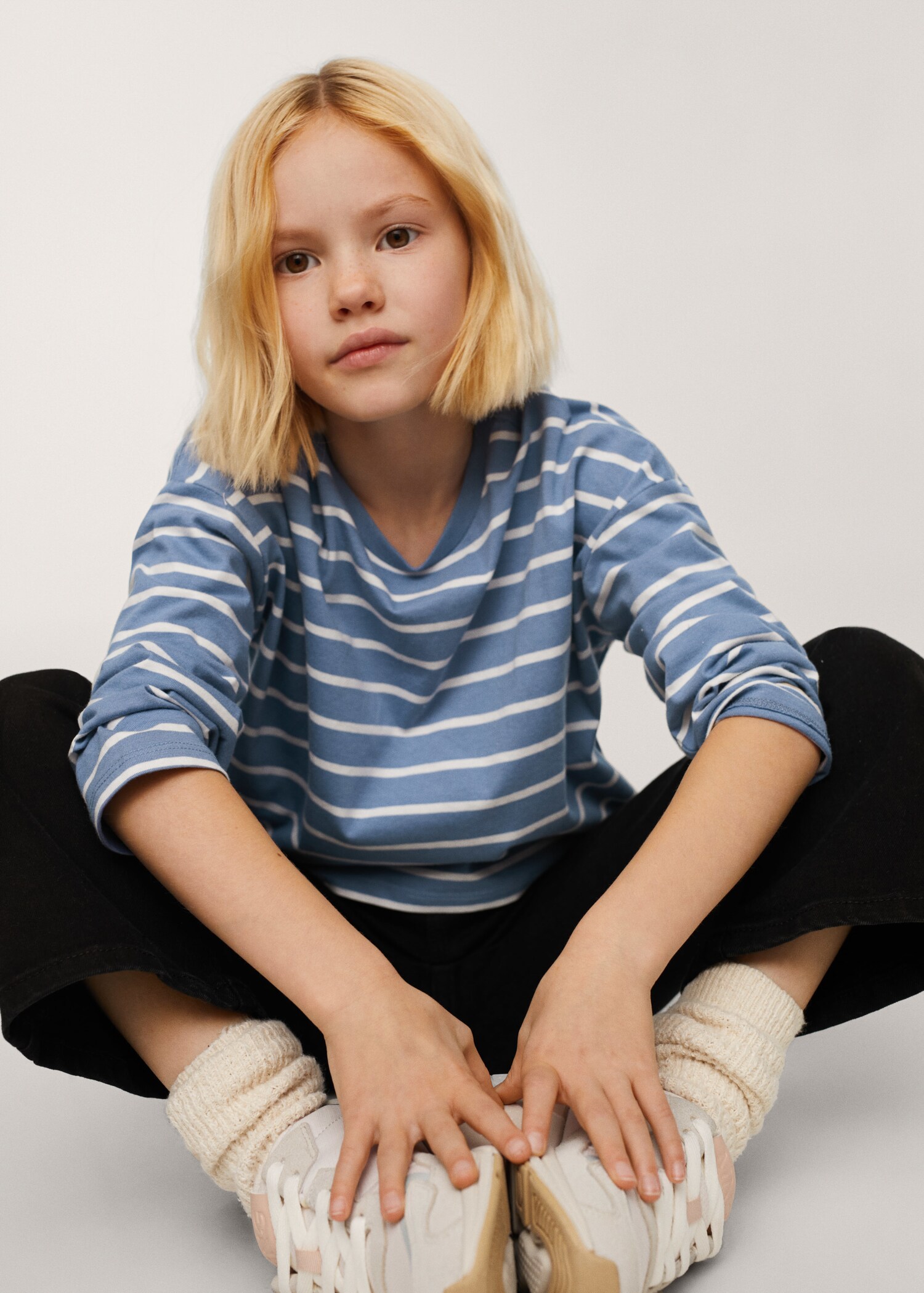 Striped long sleeves t-shirt - Details of the article 1
