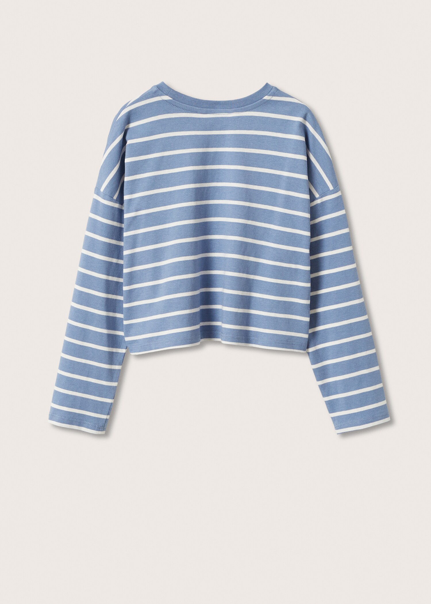 Striped long sleeves t-shirt - Reverse of the article
