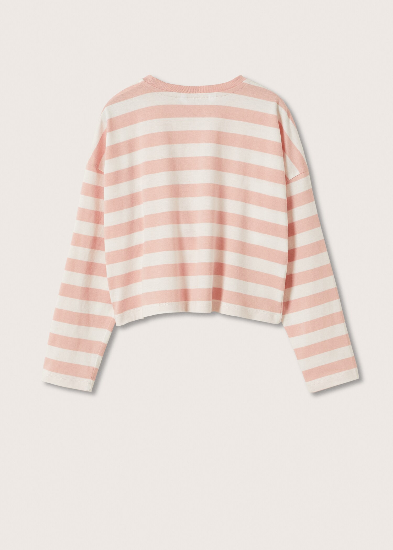 Striped long sleeves t-shirt - Reverse of the article