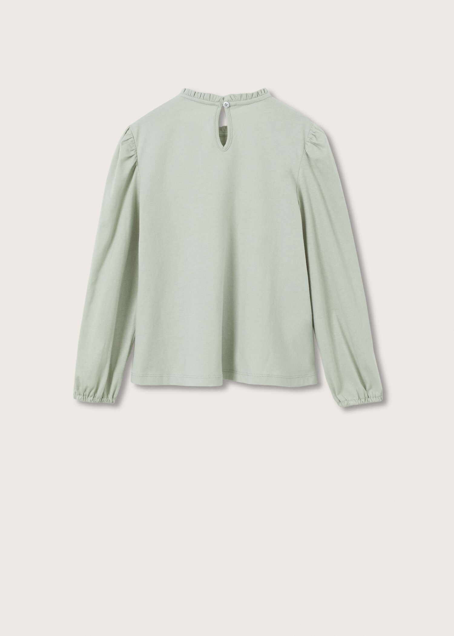 Embroidered long-sleeved t-shirt - Reverse of the article