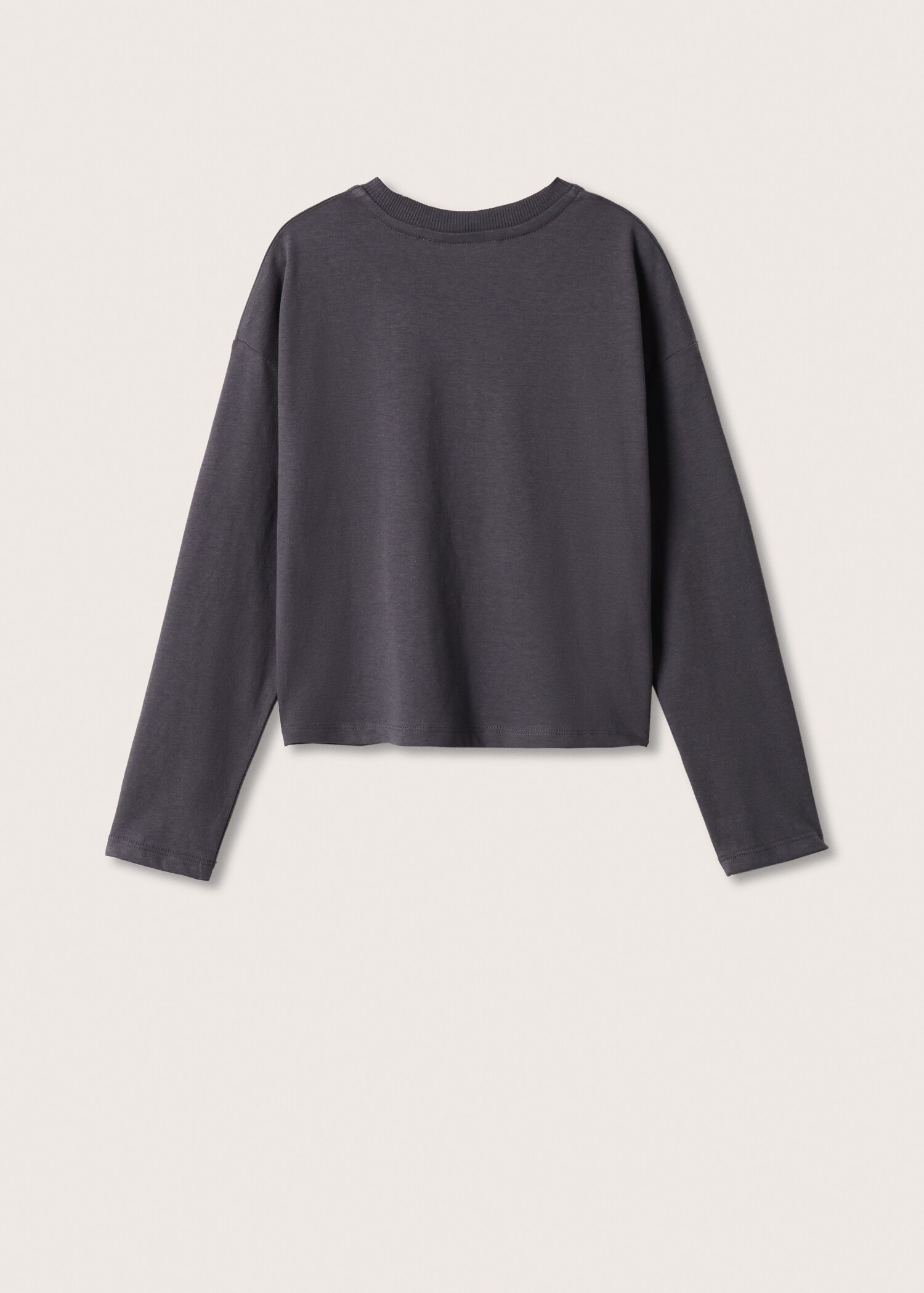 Long-sleeved t-shirt with message - Reverse of the article