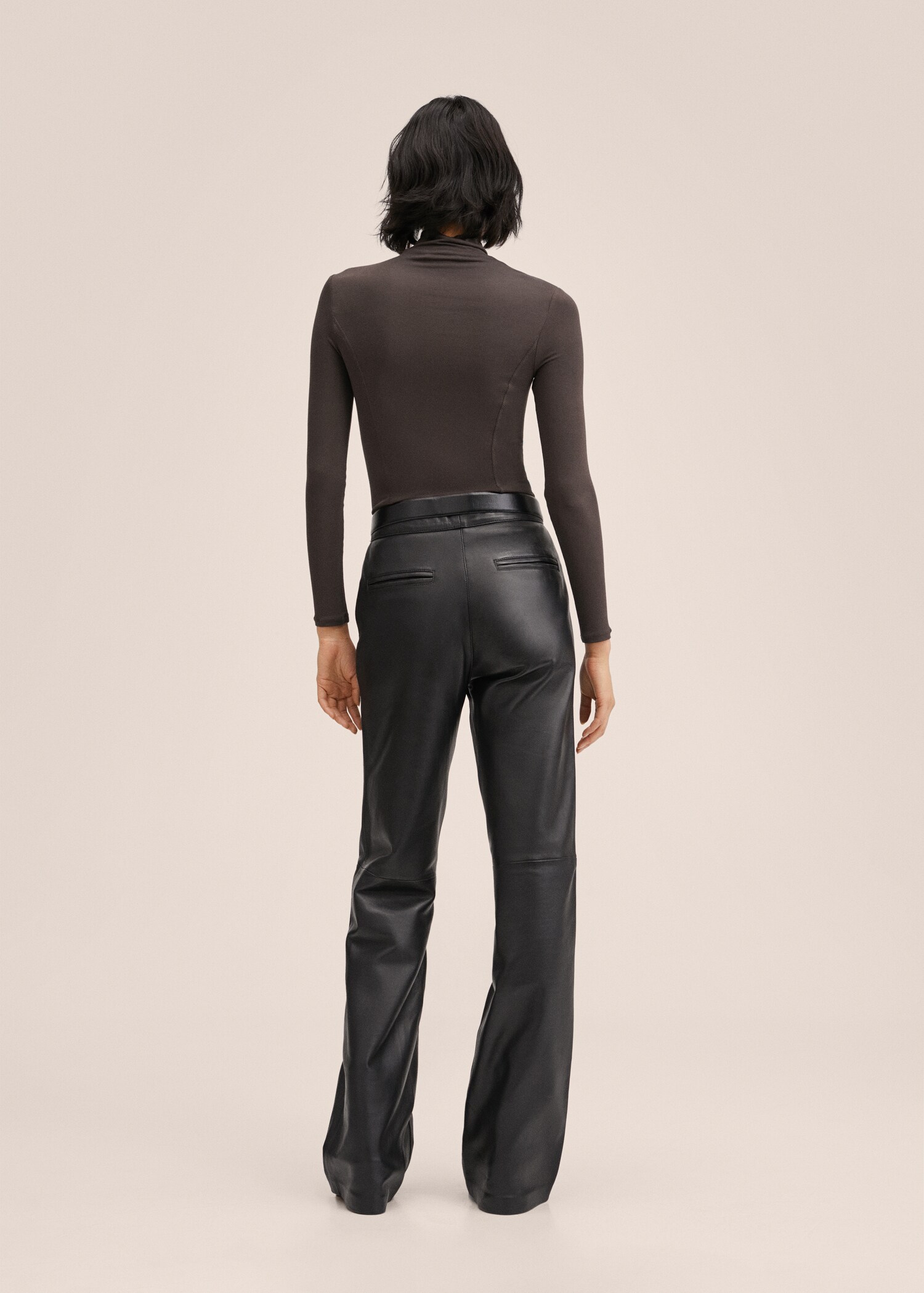 Perkins-neck long-sleeved t-shirt - Reverse of the article