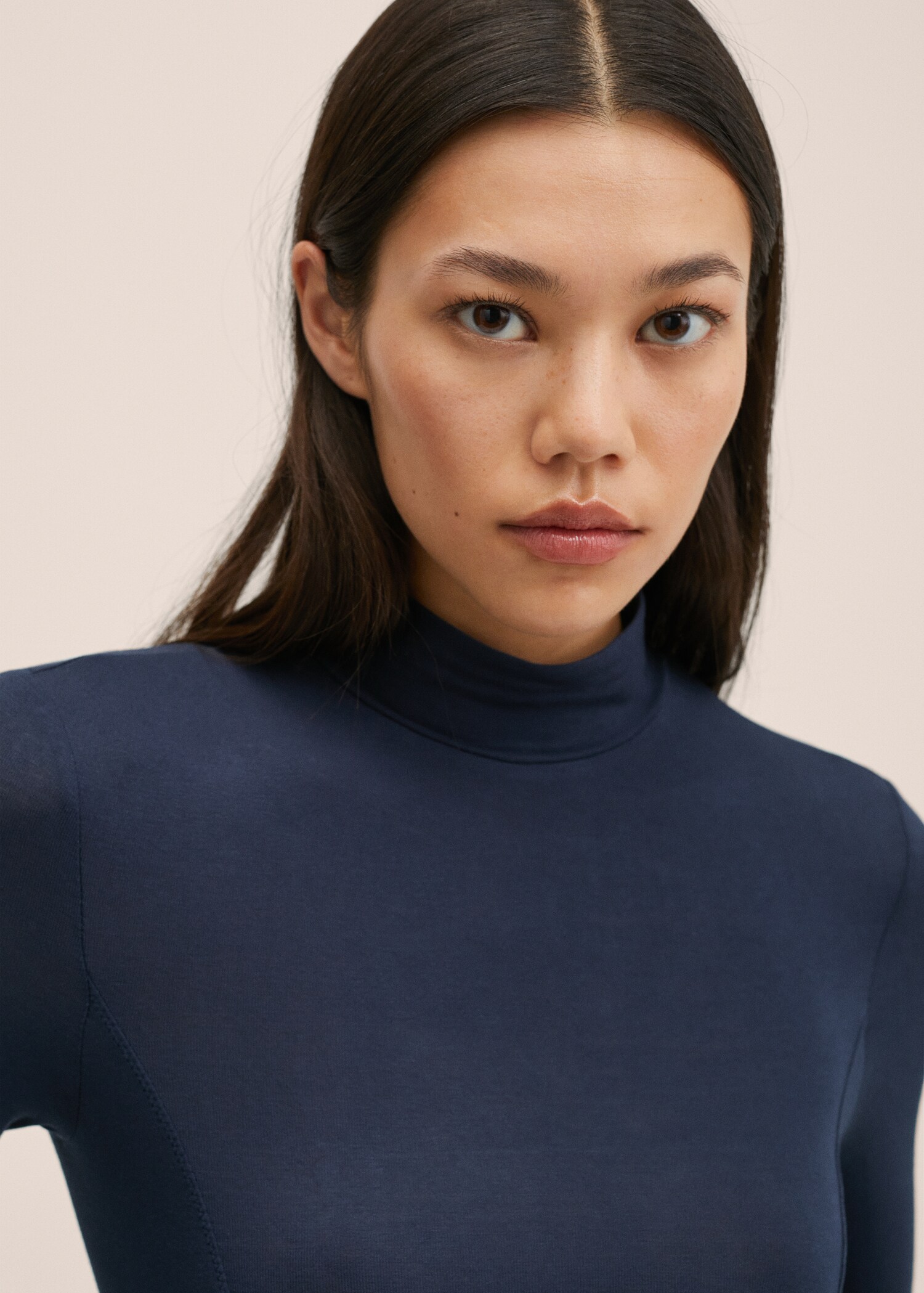 Perkins-neck long-sleeved t-shirt - Details of the article 2