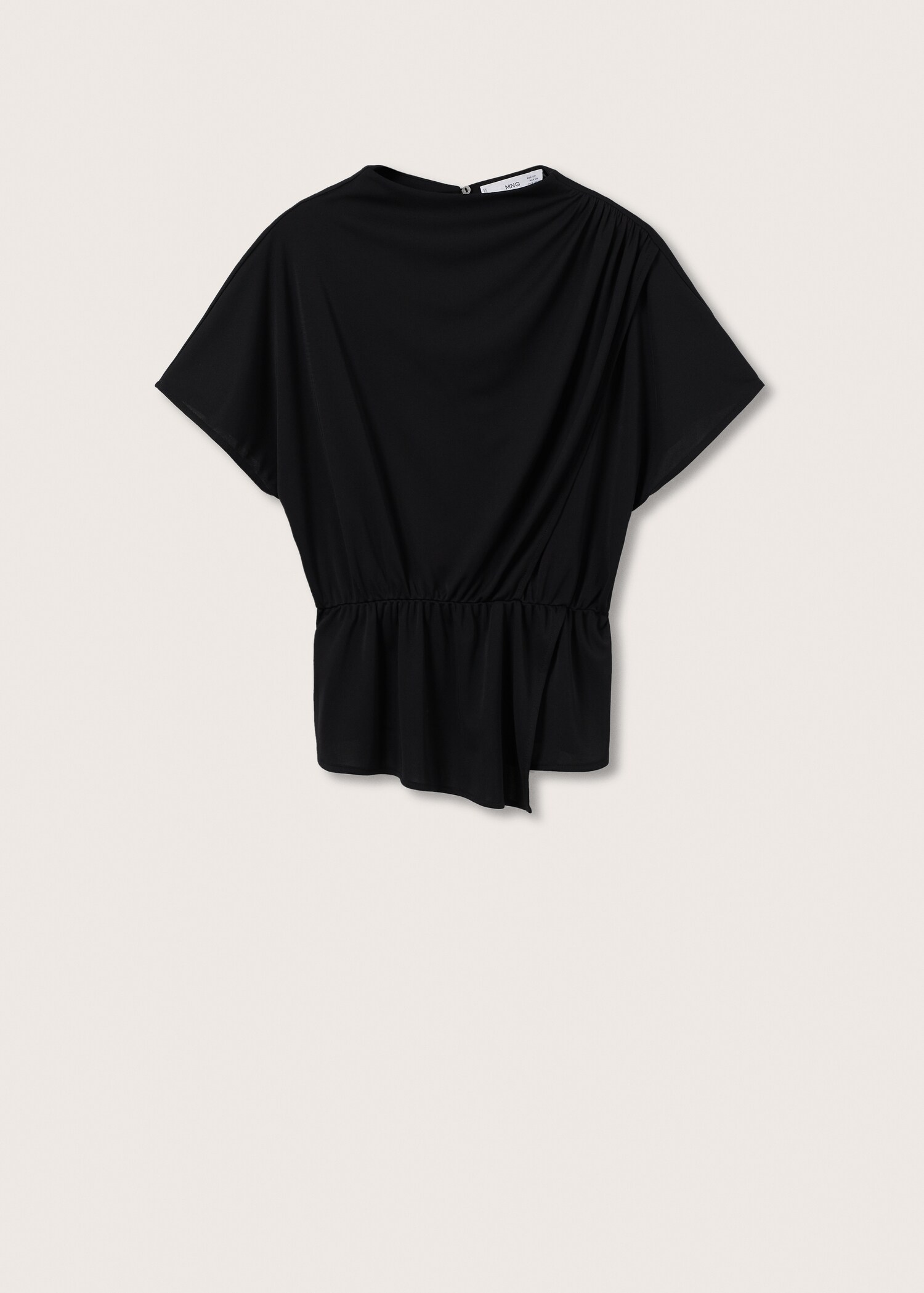 T-shirt with gathered waist  - Article without model