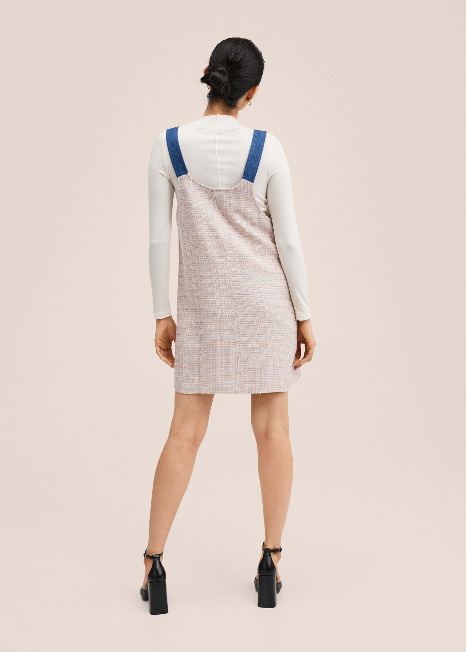 Tweed pinafore with pockets - Reverse of the article