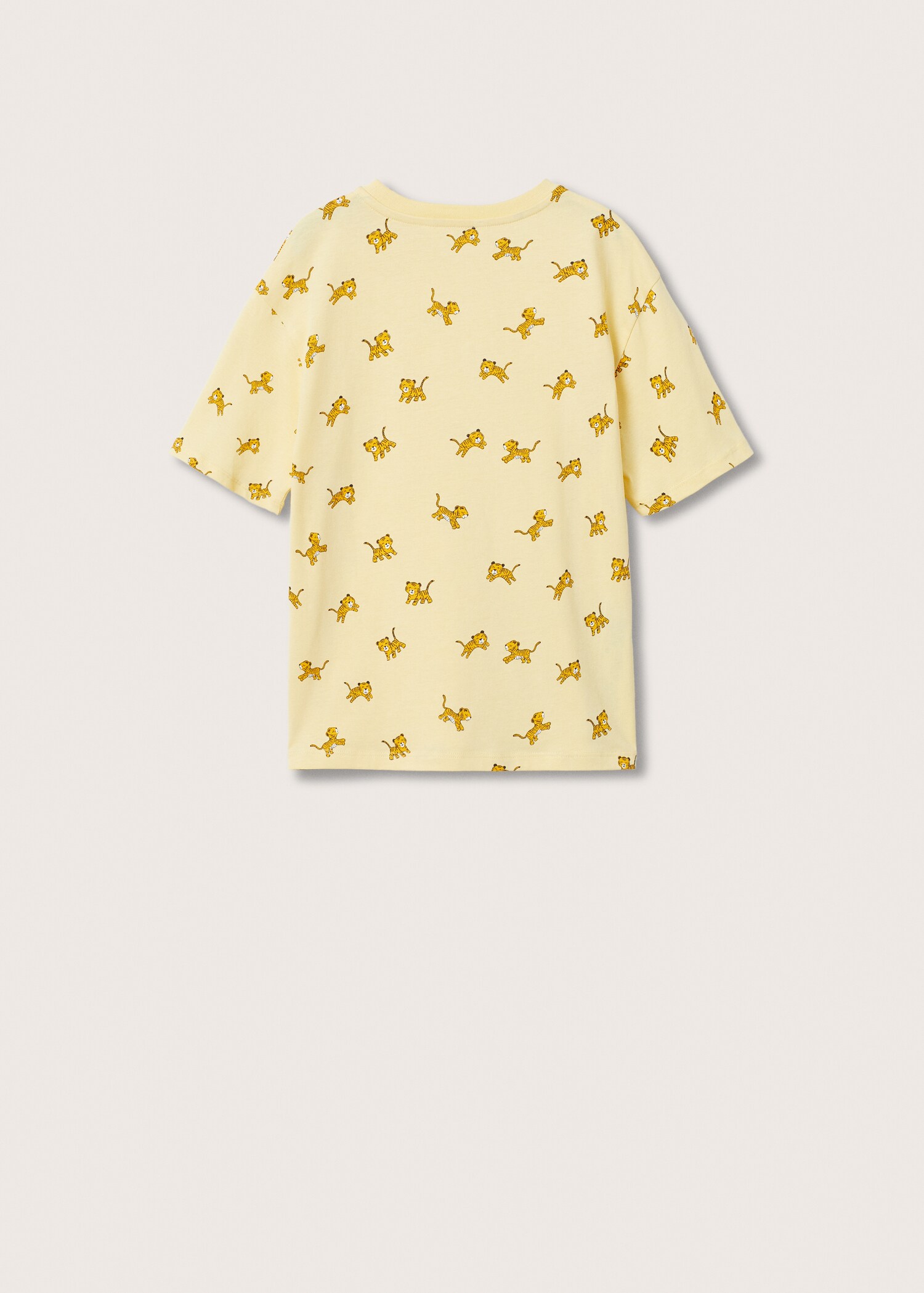 Tiger-print t-shirt - Reverse of the article