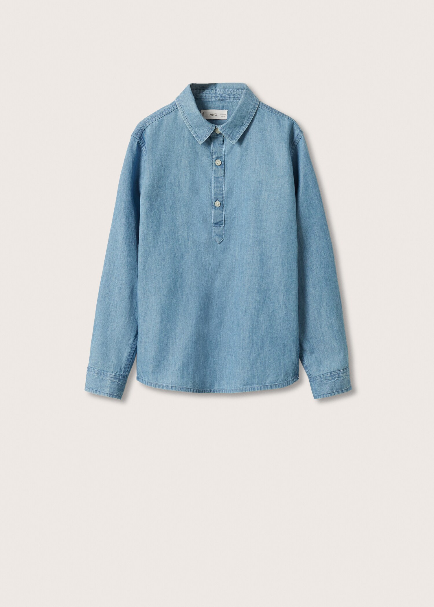 Cotton denim shirt - Article without model