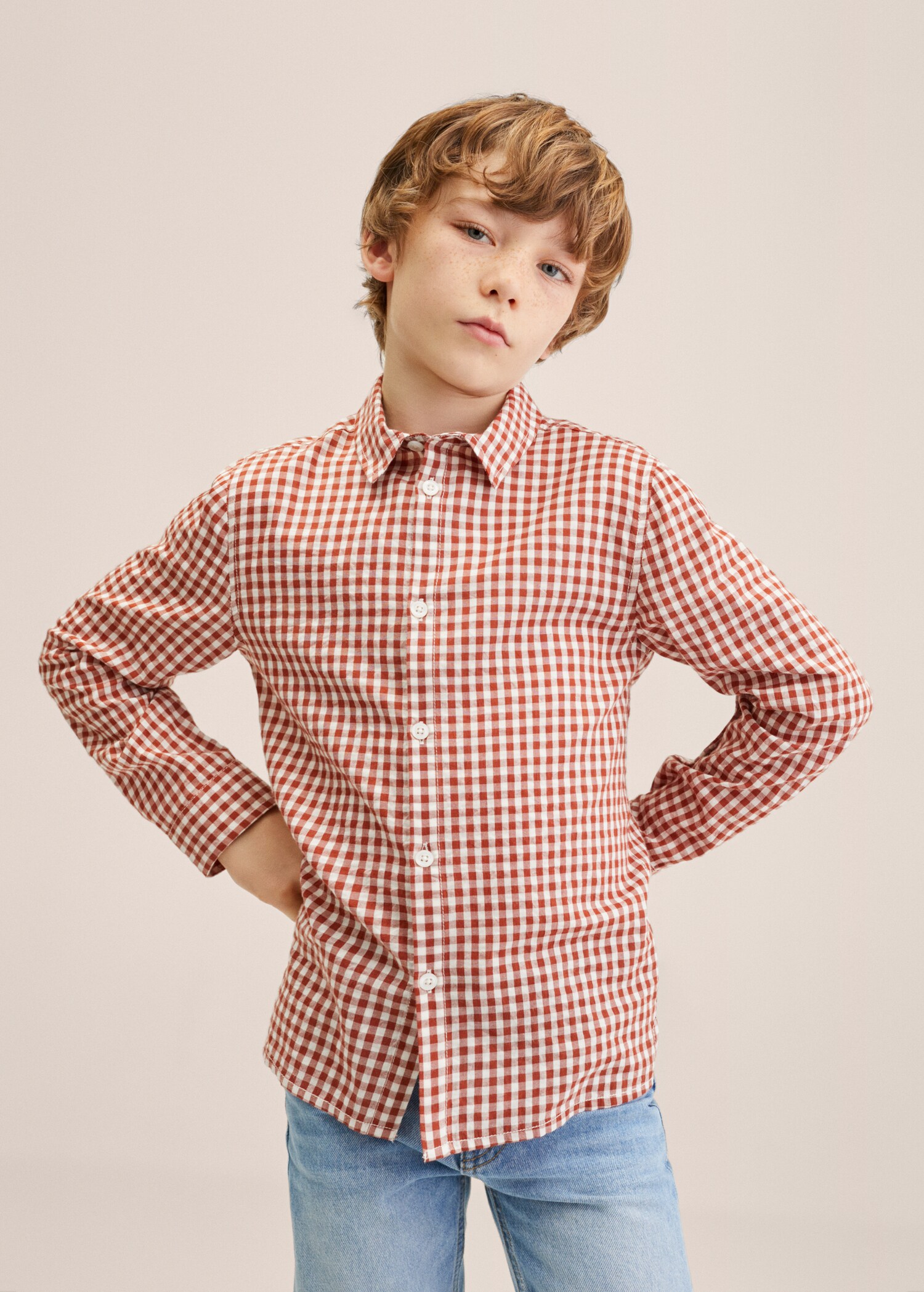 Camisa quadres Vichy - Pla mig