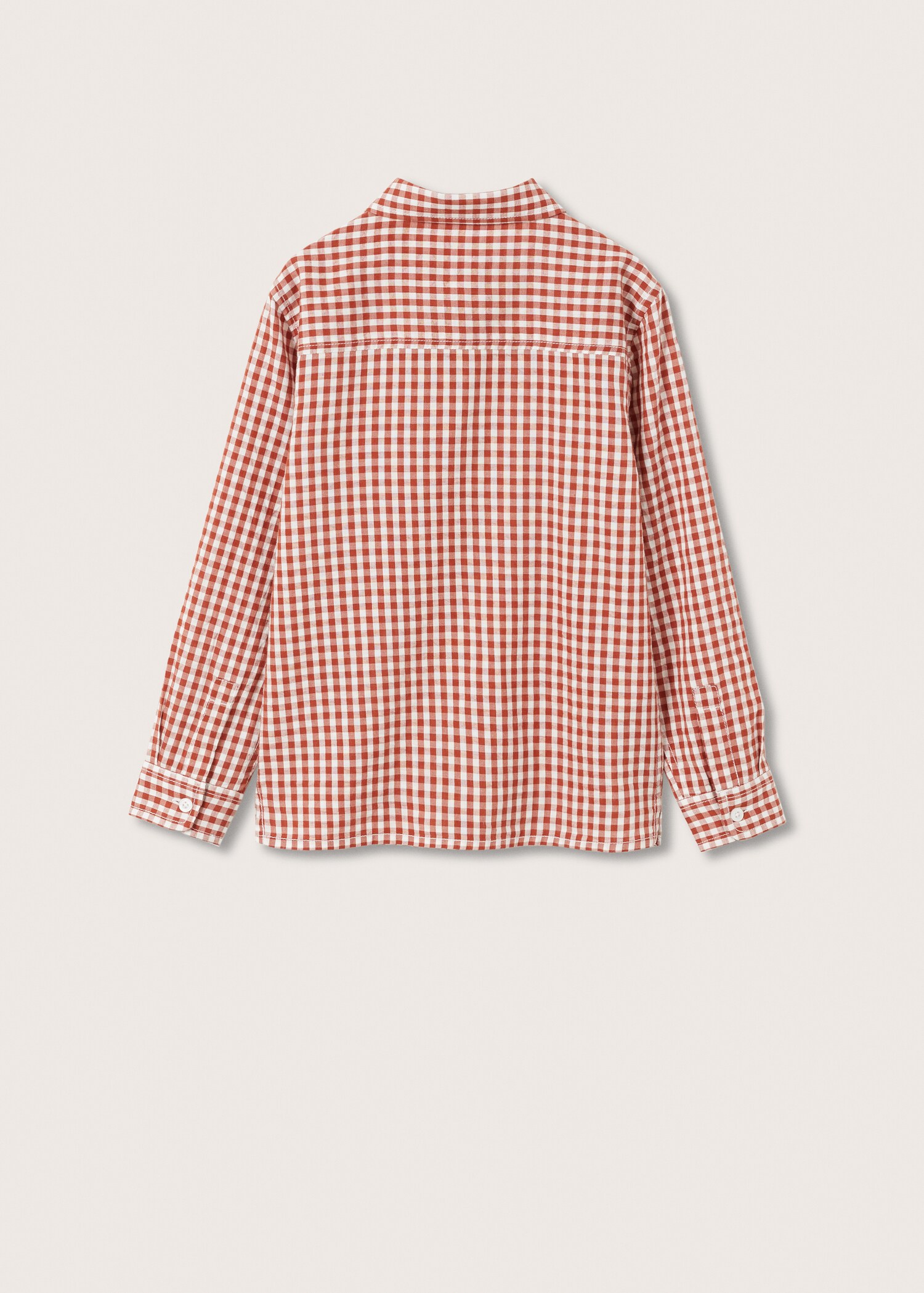 Camisa quadres Vichy - Revers de l'article