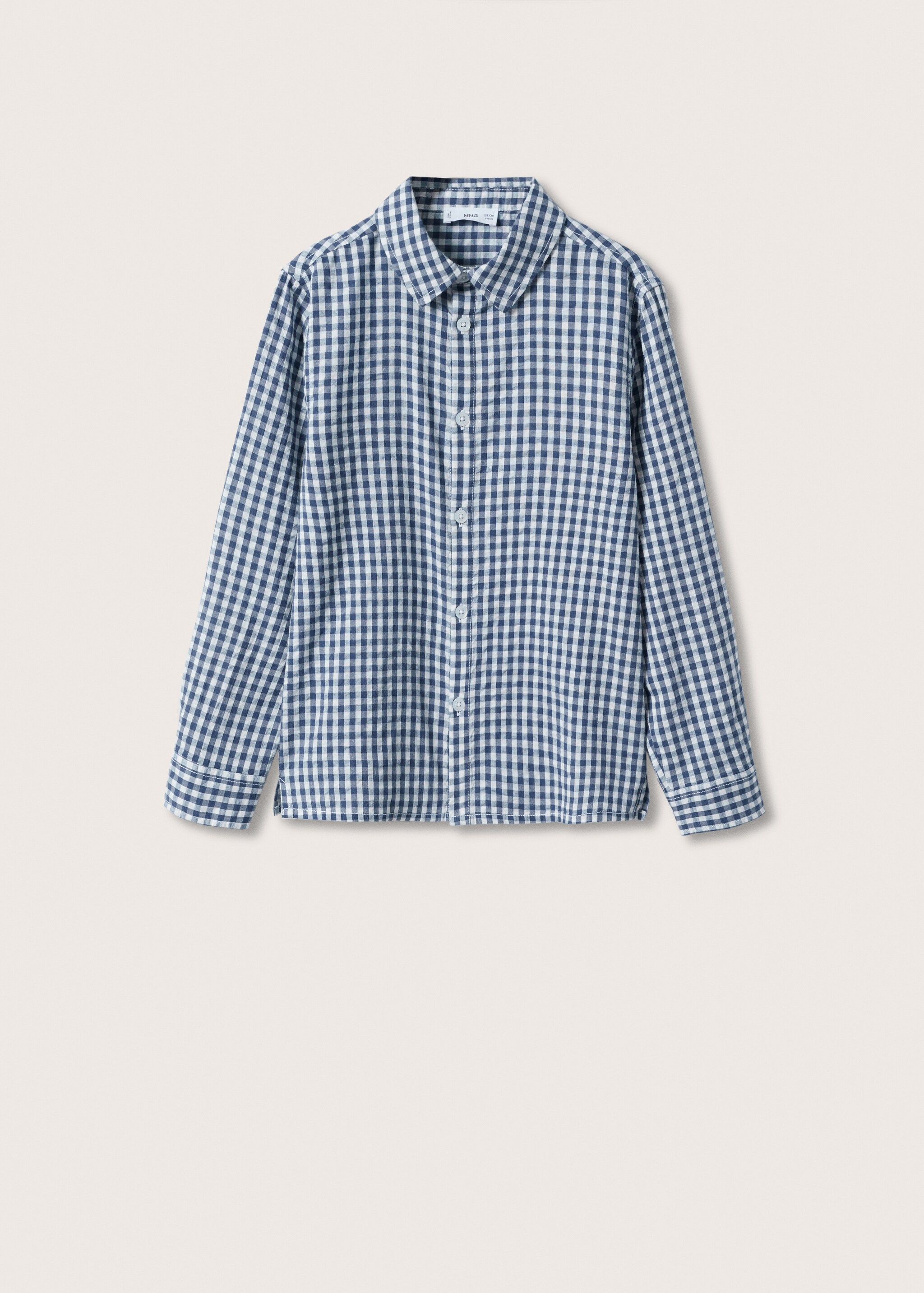 Gingham check shirt - Article without model
