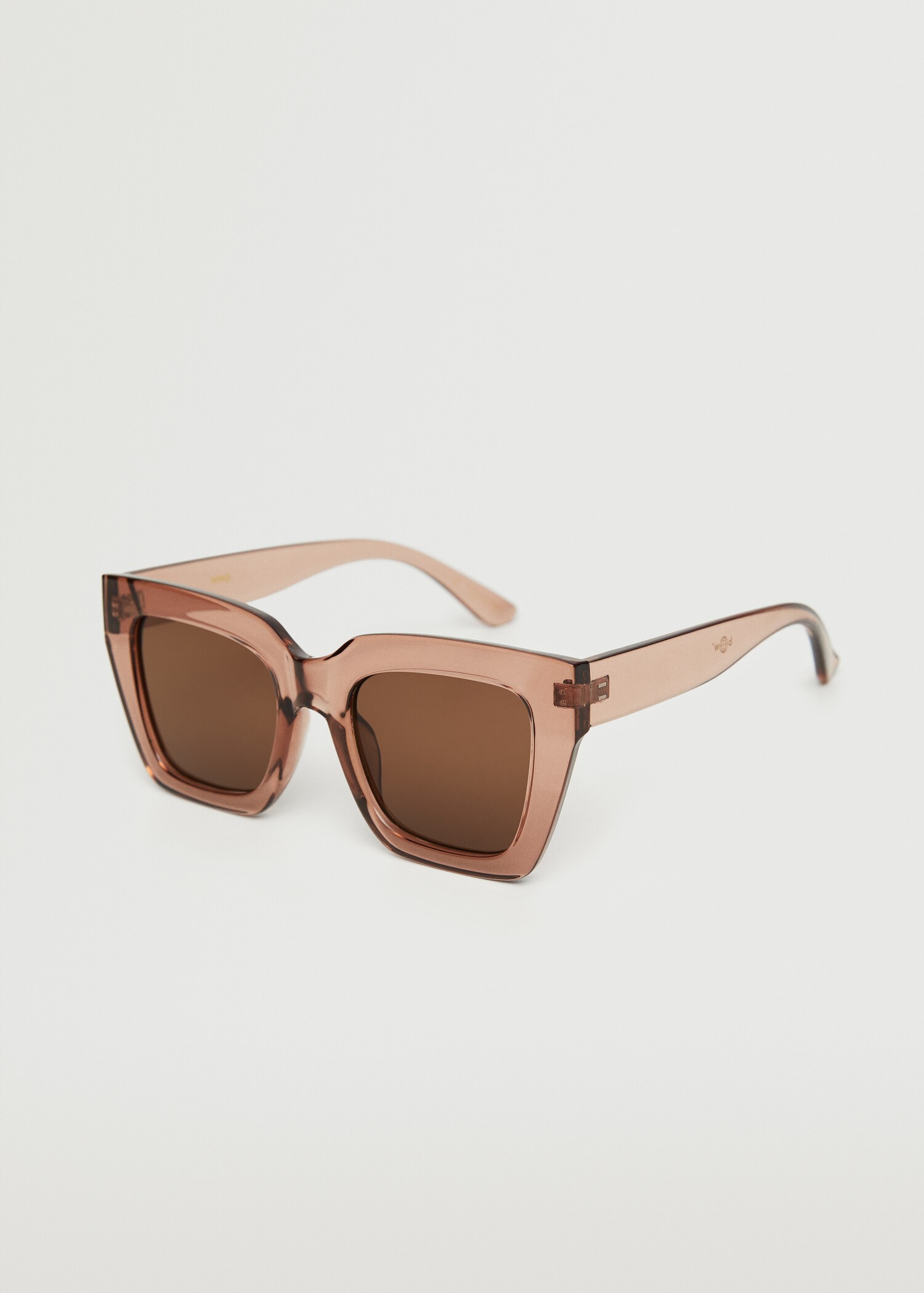 Gafas de sol montura transparente - Plano medio