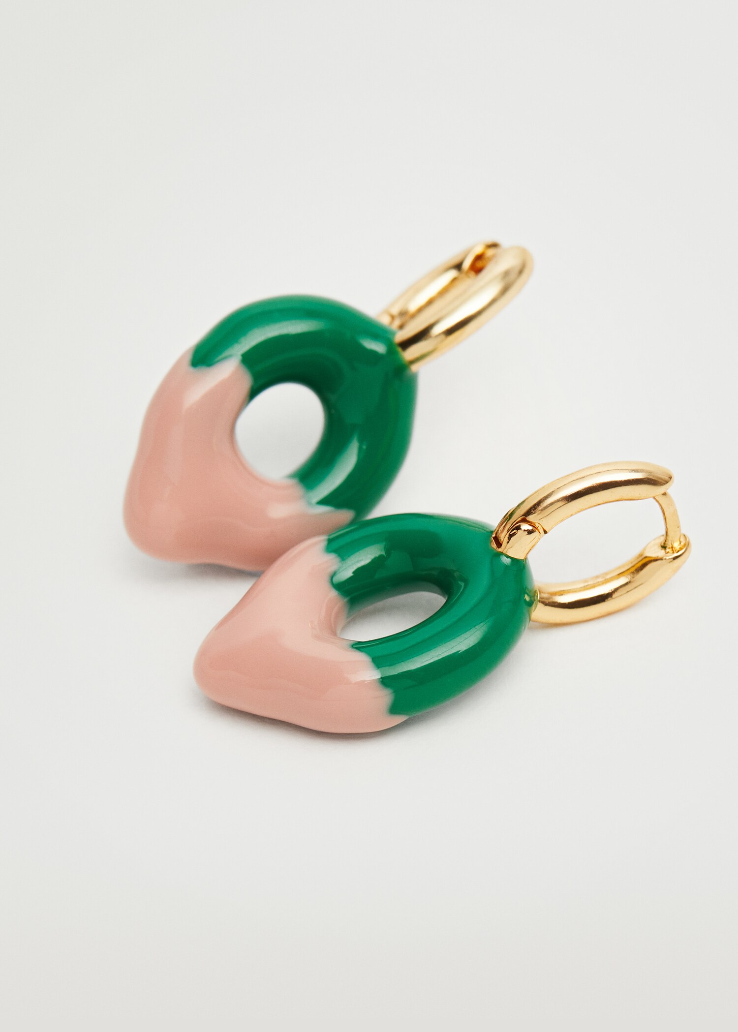 Pendientes aros arcilla - Plano medio