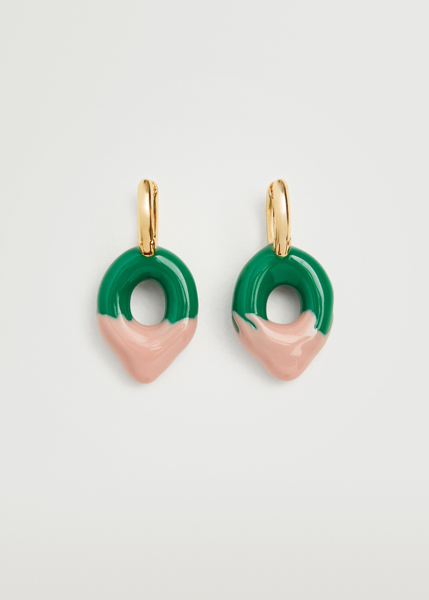 Pendientes aros arcilla - Artículo sin modelo