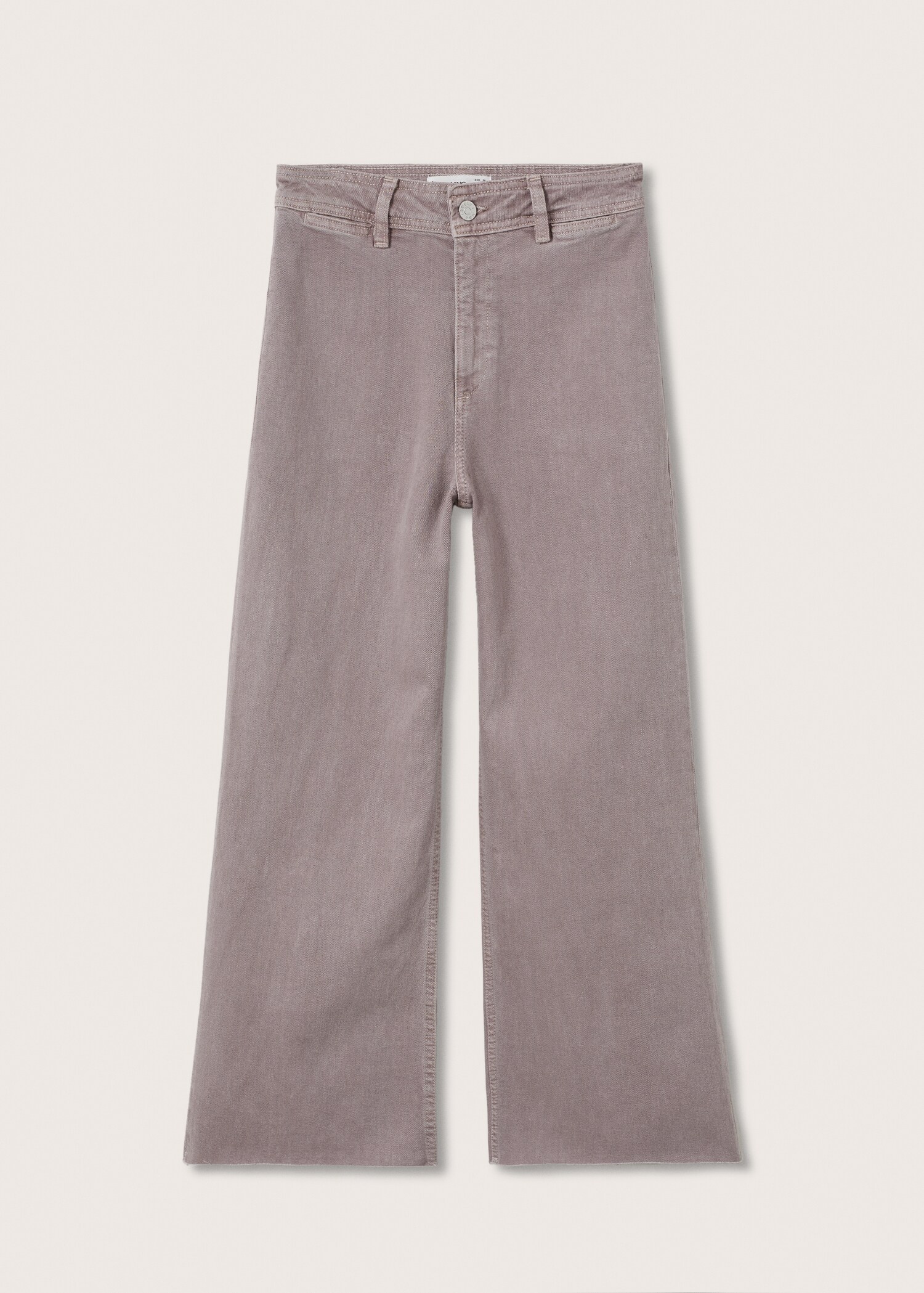 High-waist culotte jeans - Article without model
