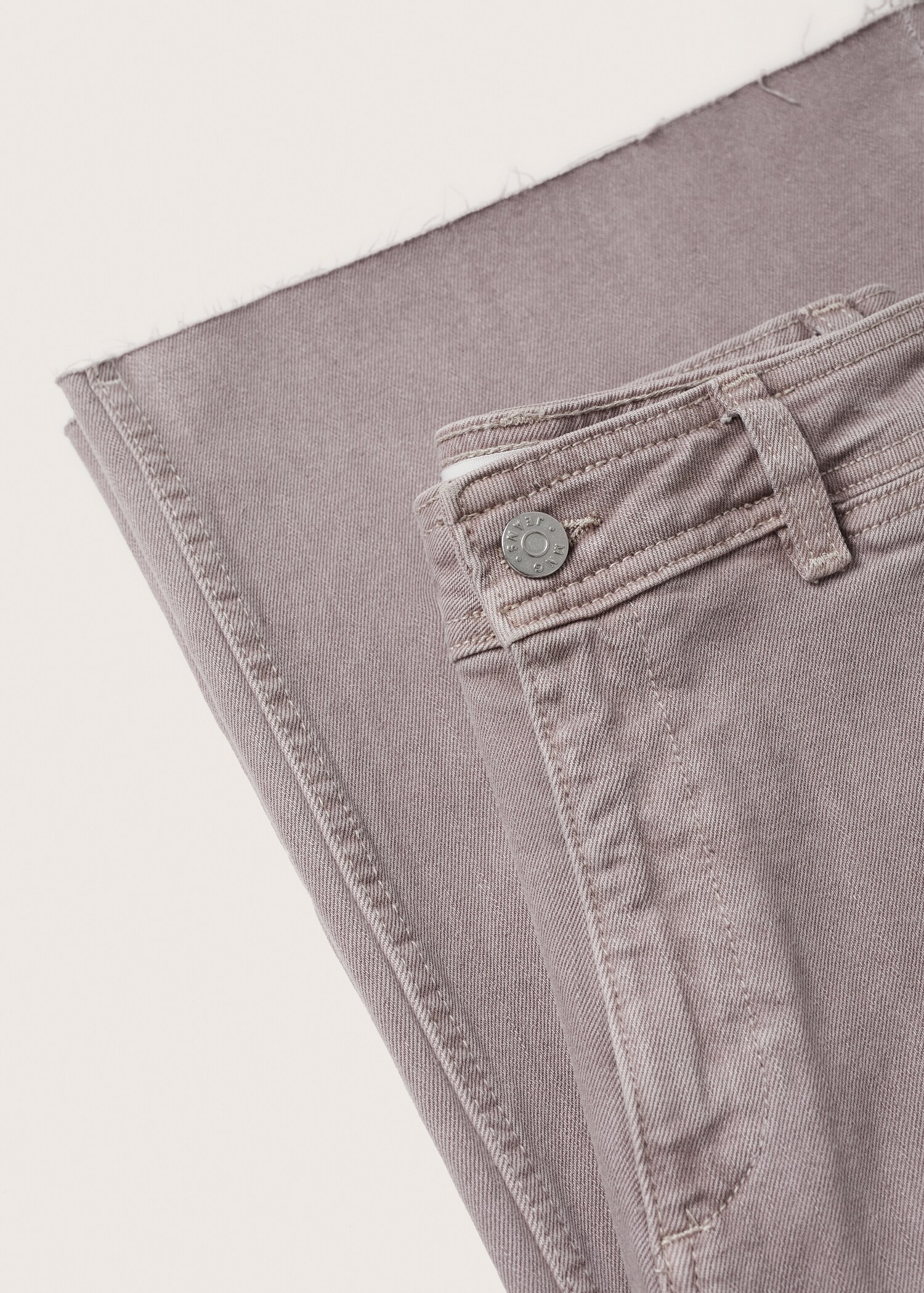 High-waist culotte jeans - Details of the article 8
