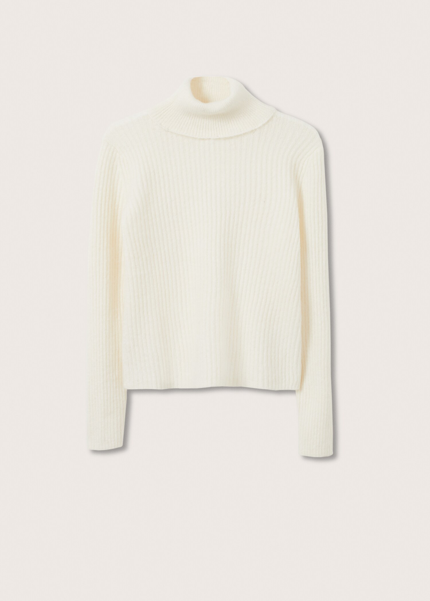 Jersey canalé cuello vuelto - Artículo sin modelo