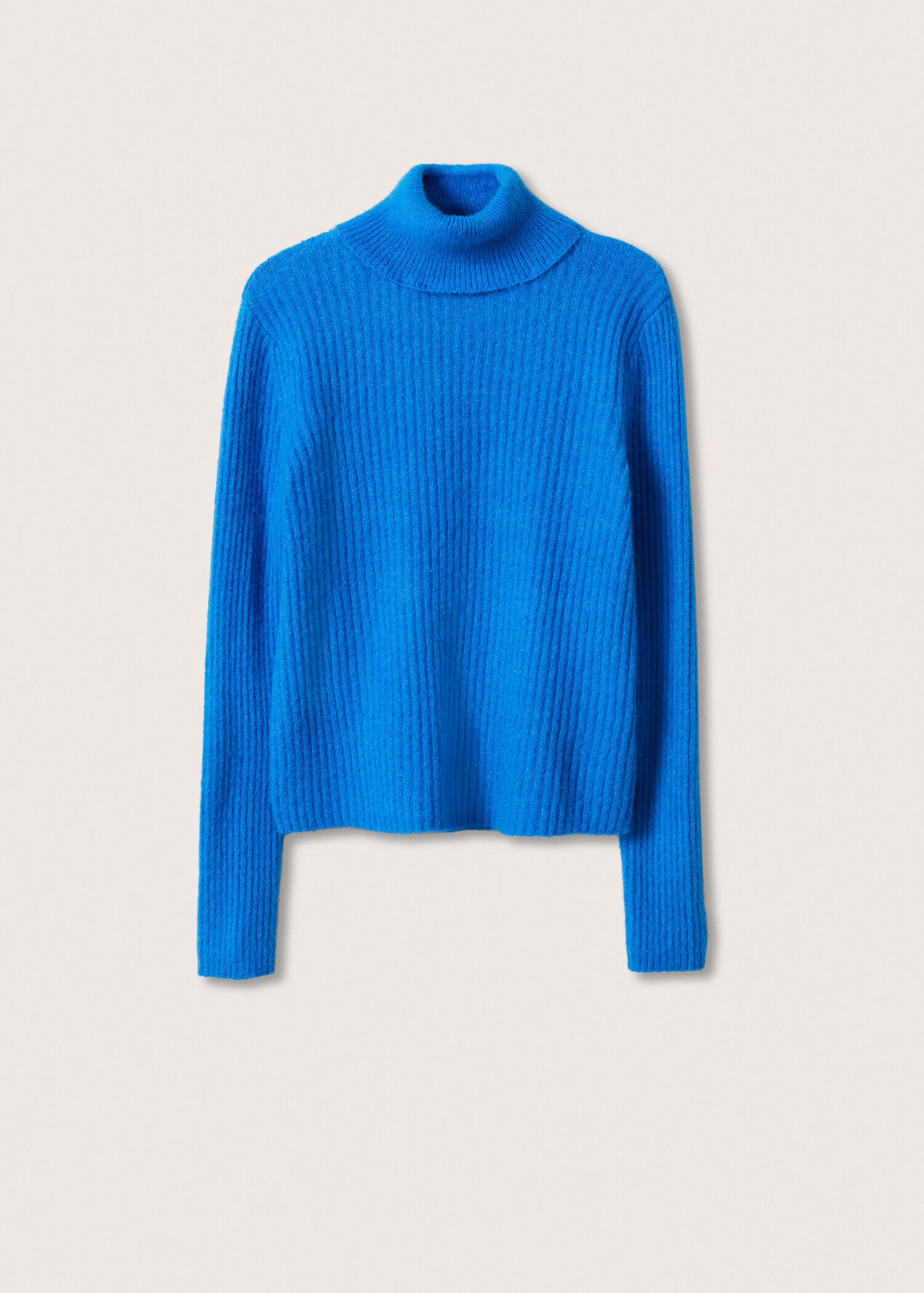 Jersey canalé cuello vuelto - Artículo sin modelo
