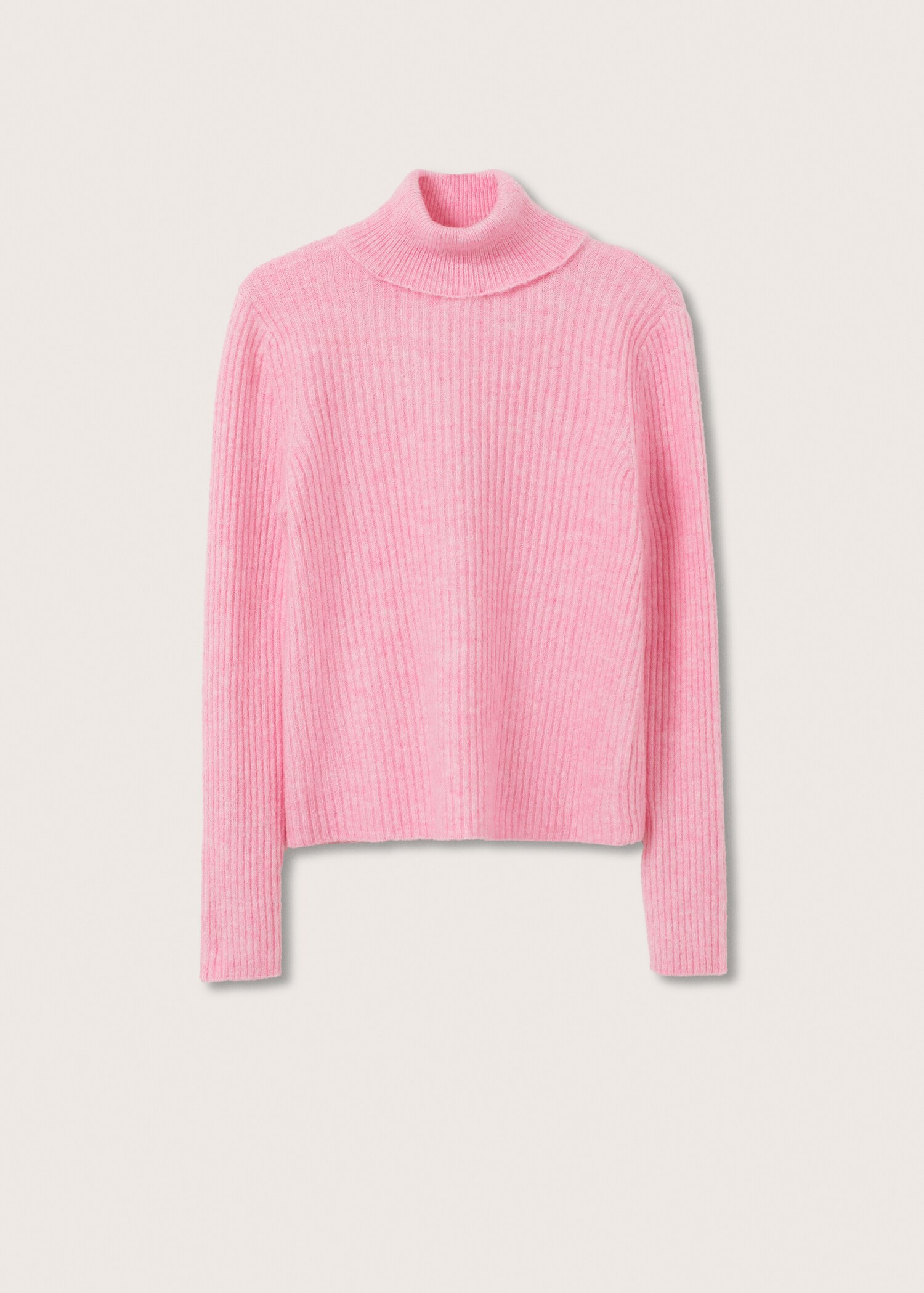 Jersey canalé cuello vuelto - Artículo sin modelo