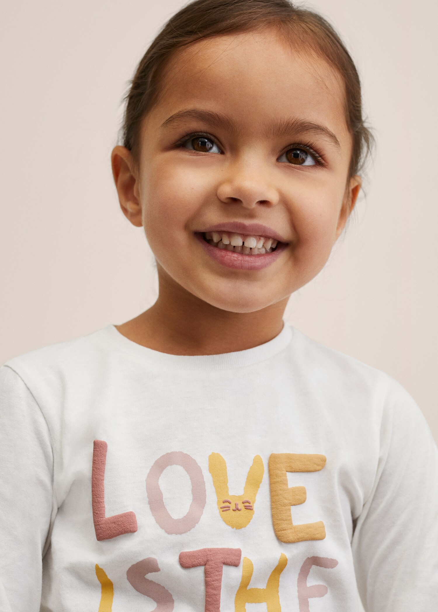 Long-sleeved t-shirt with message - Details of the article 1