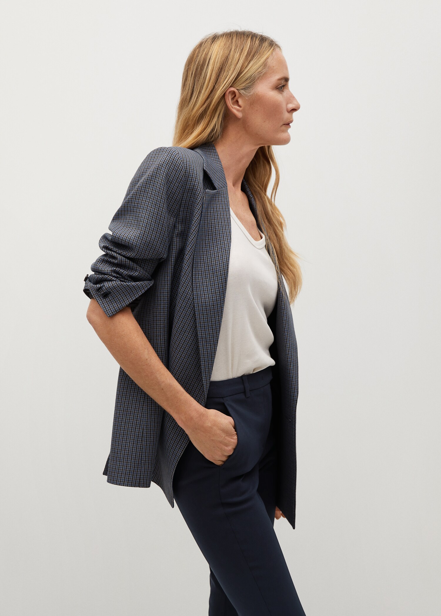 Kratší kalhoty střihu skinny - Detail zboží 3