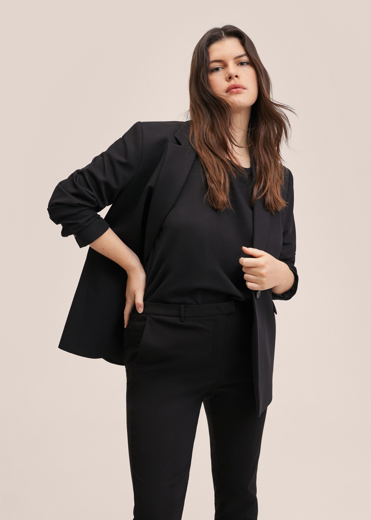 Kratší kalhoty střihu skinny - Detail zboží 4