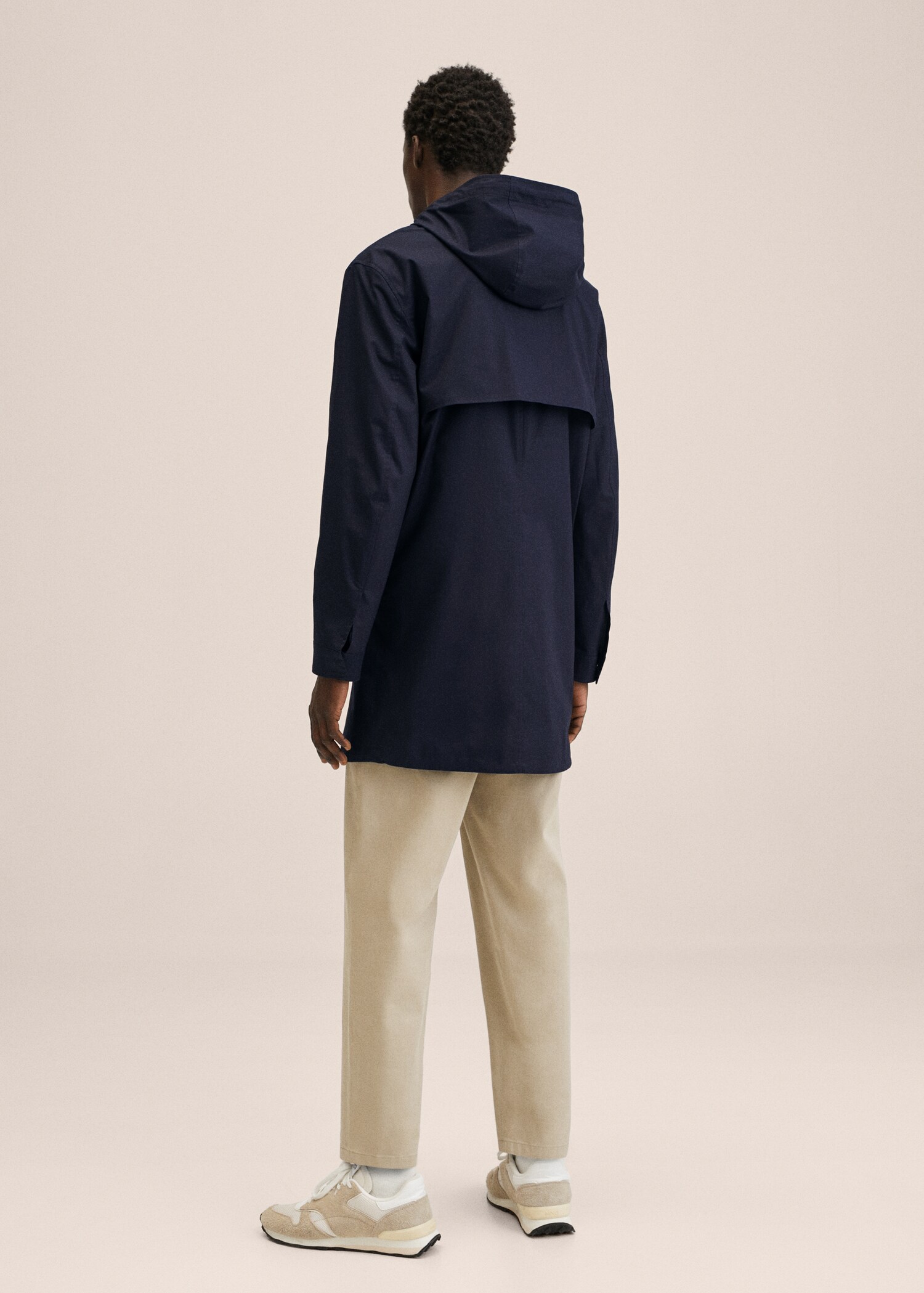Waterproof cotton parka - Reverse of the article