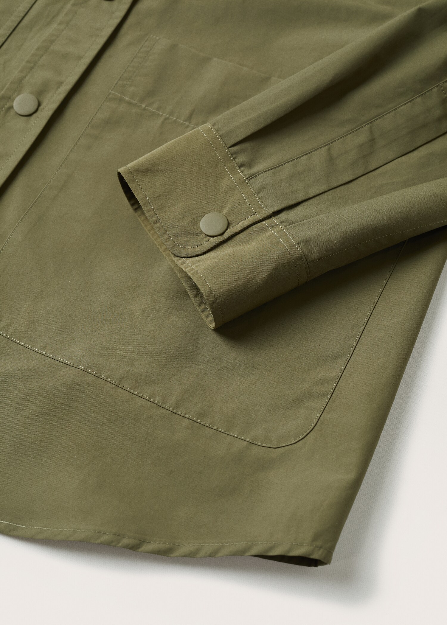 Chest-pocket cotton shirt - Details of the article 7