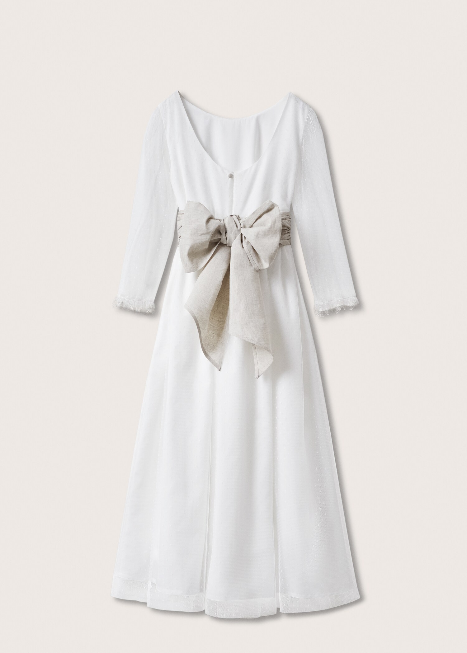 Plumeti tulle dress - Reverse of the article