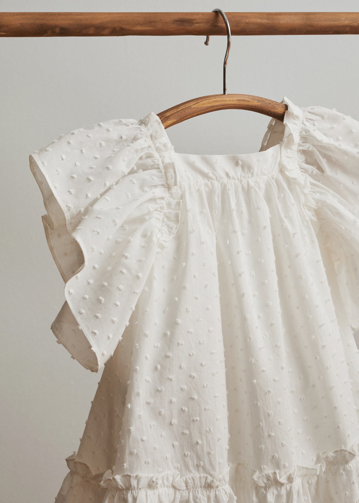 Bow Plumeti dress - Medium plane