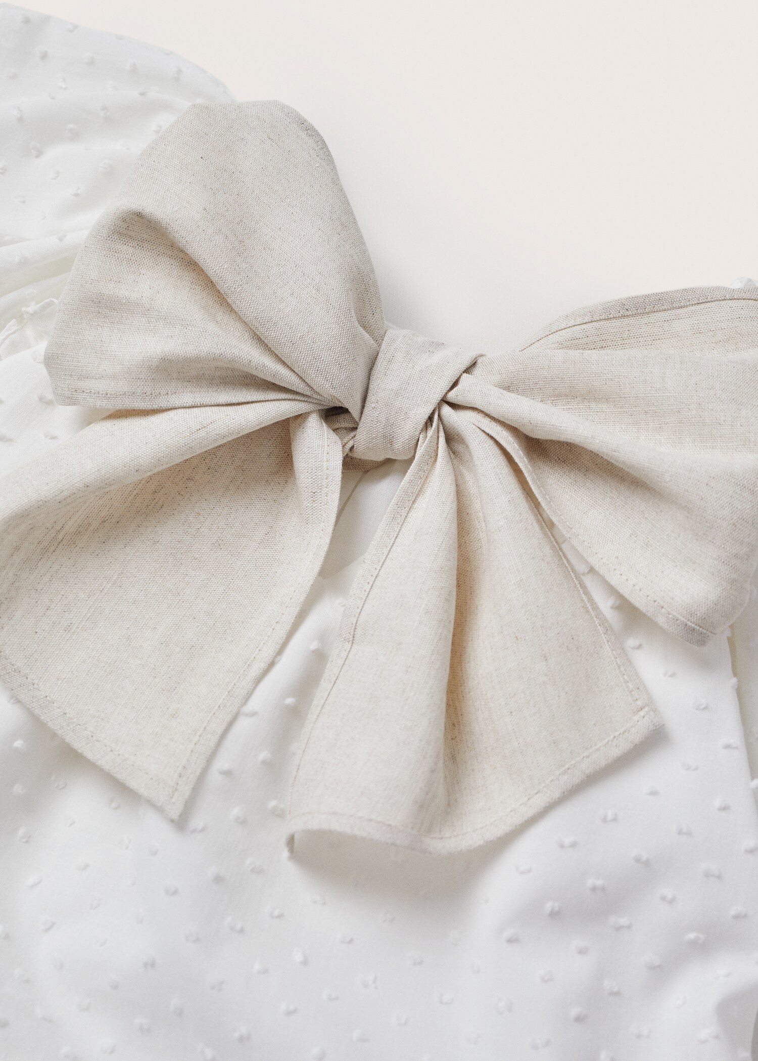 Bow Plumeti dress - Details of the article 7