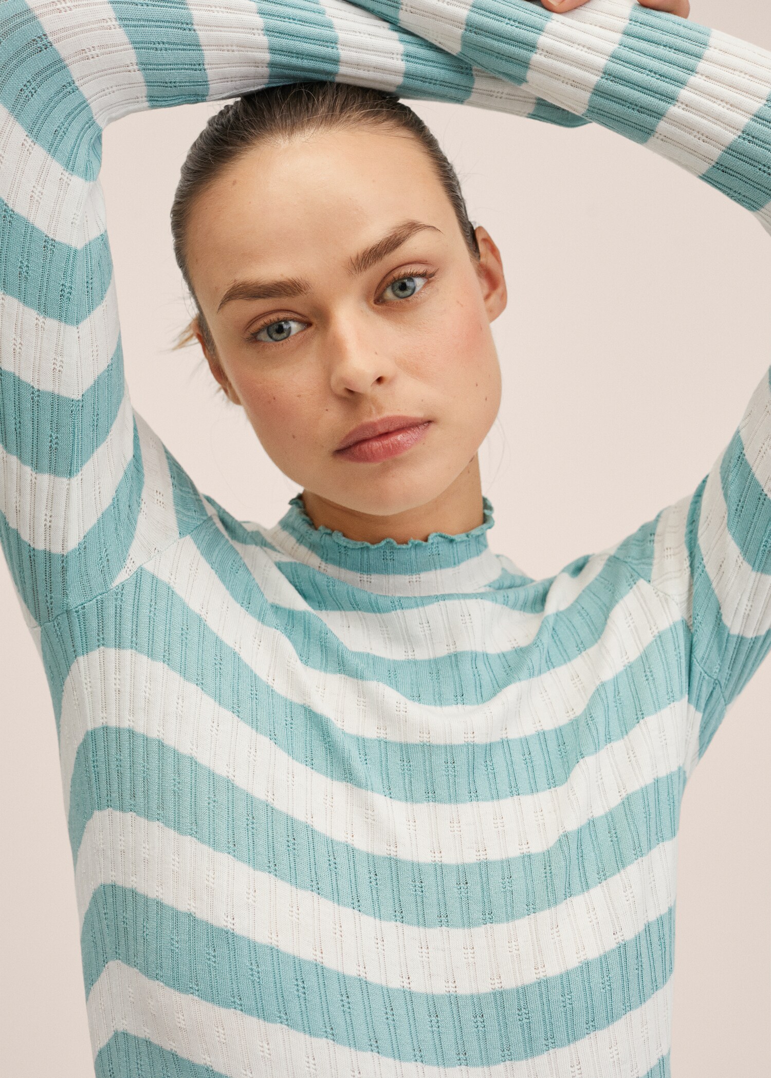 Striped jersey T-shirt - Details of the article 1