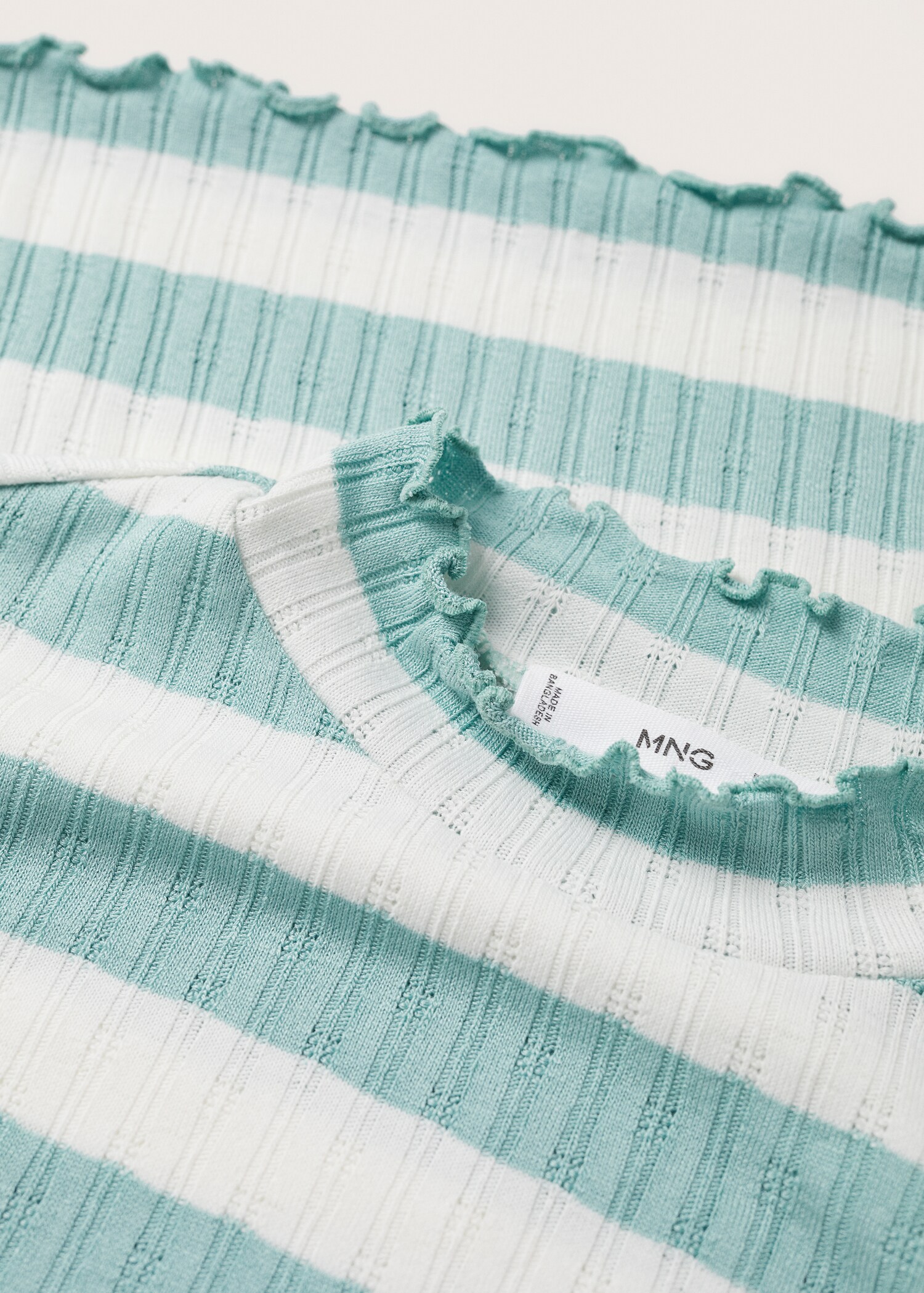 Striped jersey T-shirt - Details of the article 8