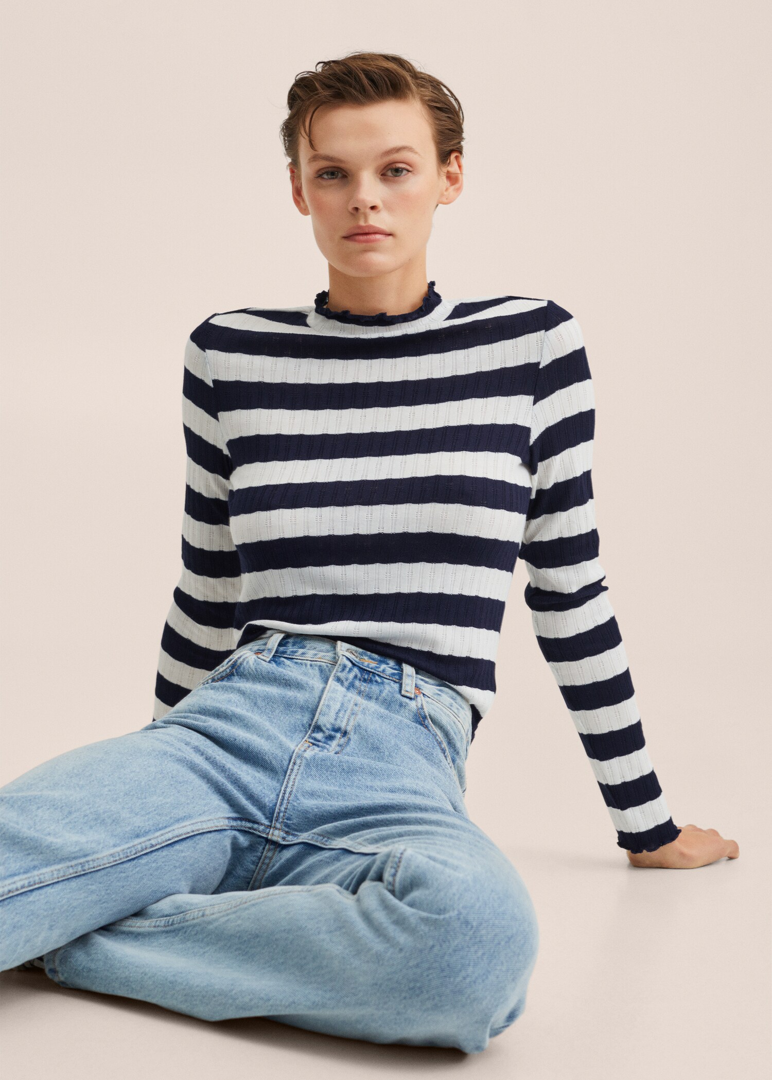 Striped jersey T-shirt - Details of the article 2