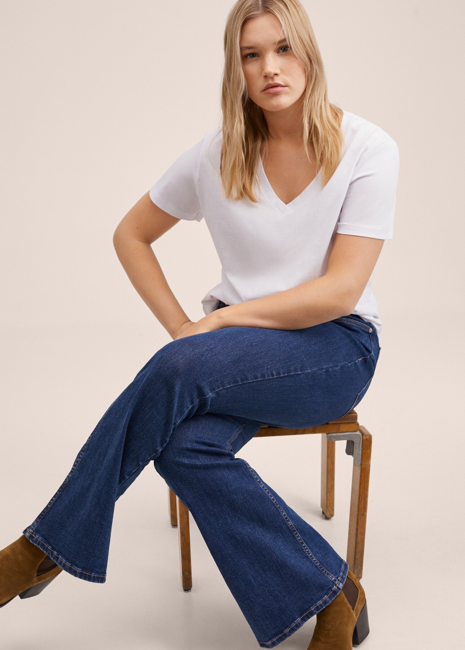 Essential cotton-blend T-shirt - Details of the article 5