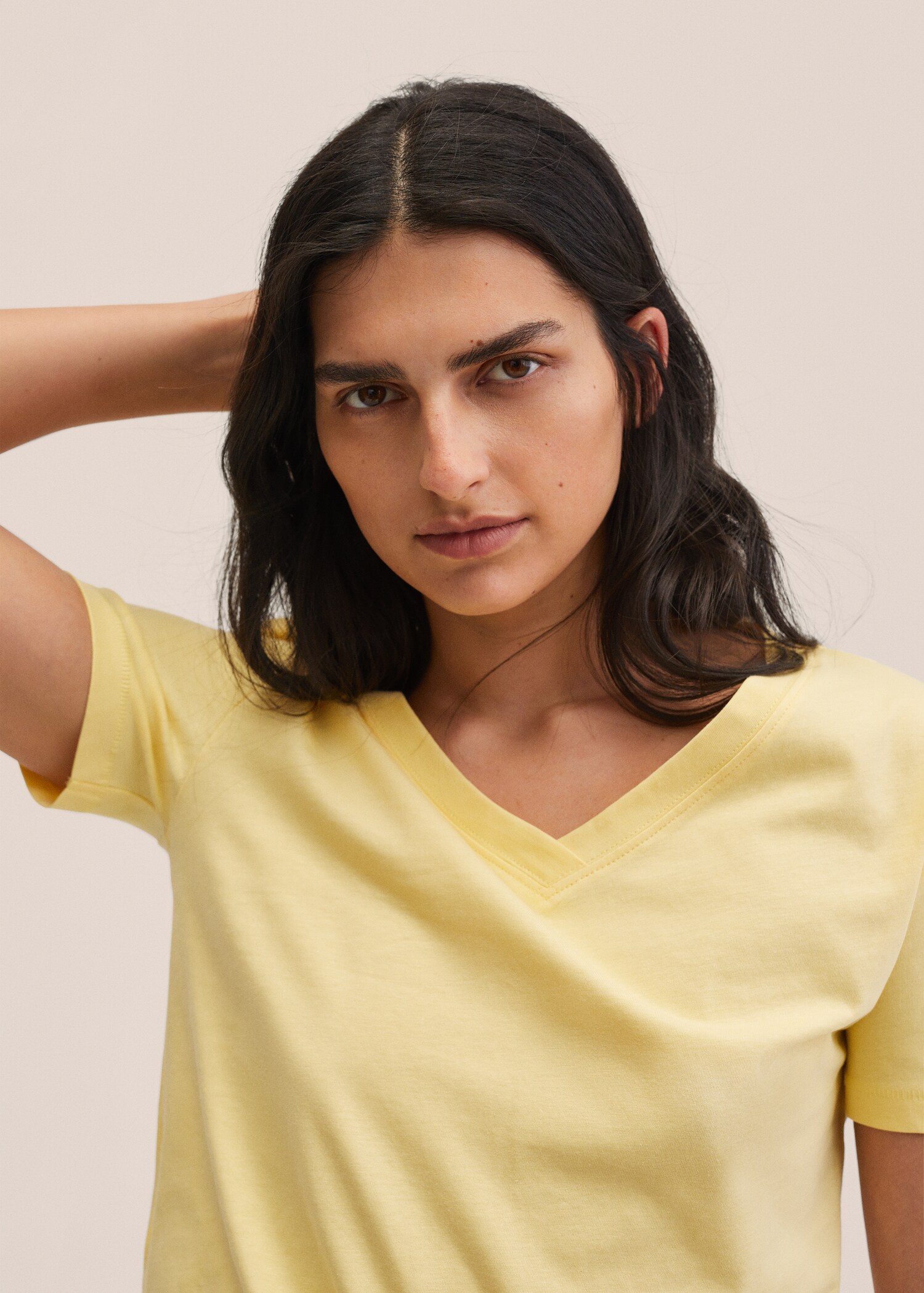 Essential cotton-blend T-shirt - Details of the article 2