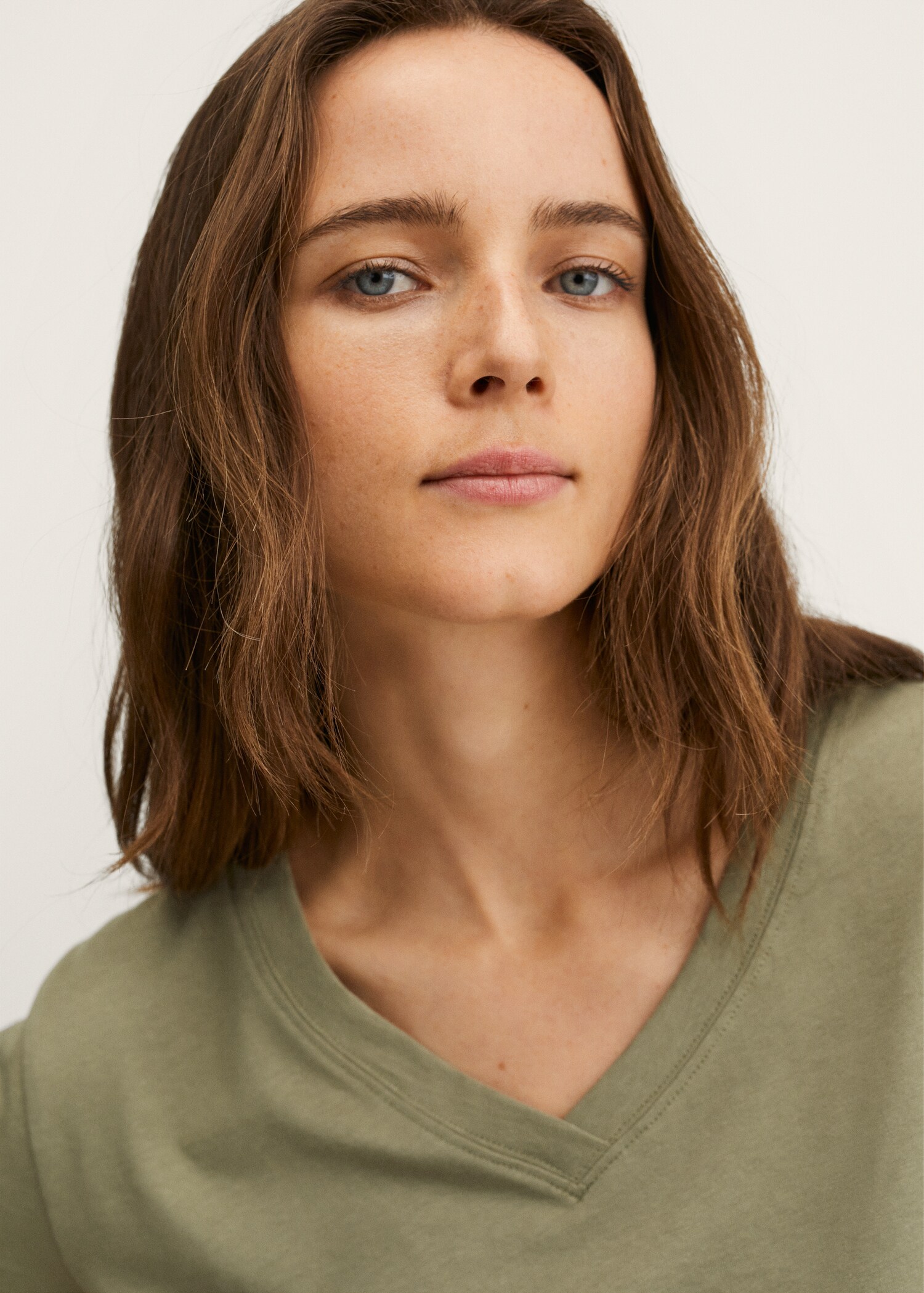 Essential cotton-blend T-shirt - Details of the article 1