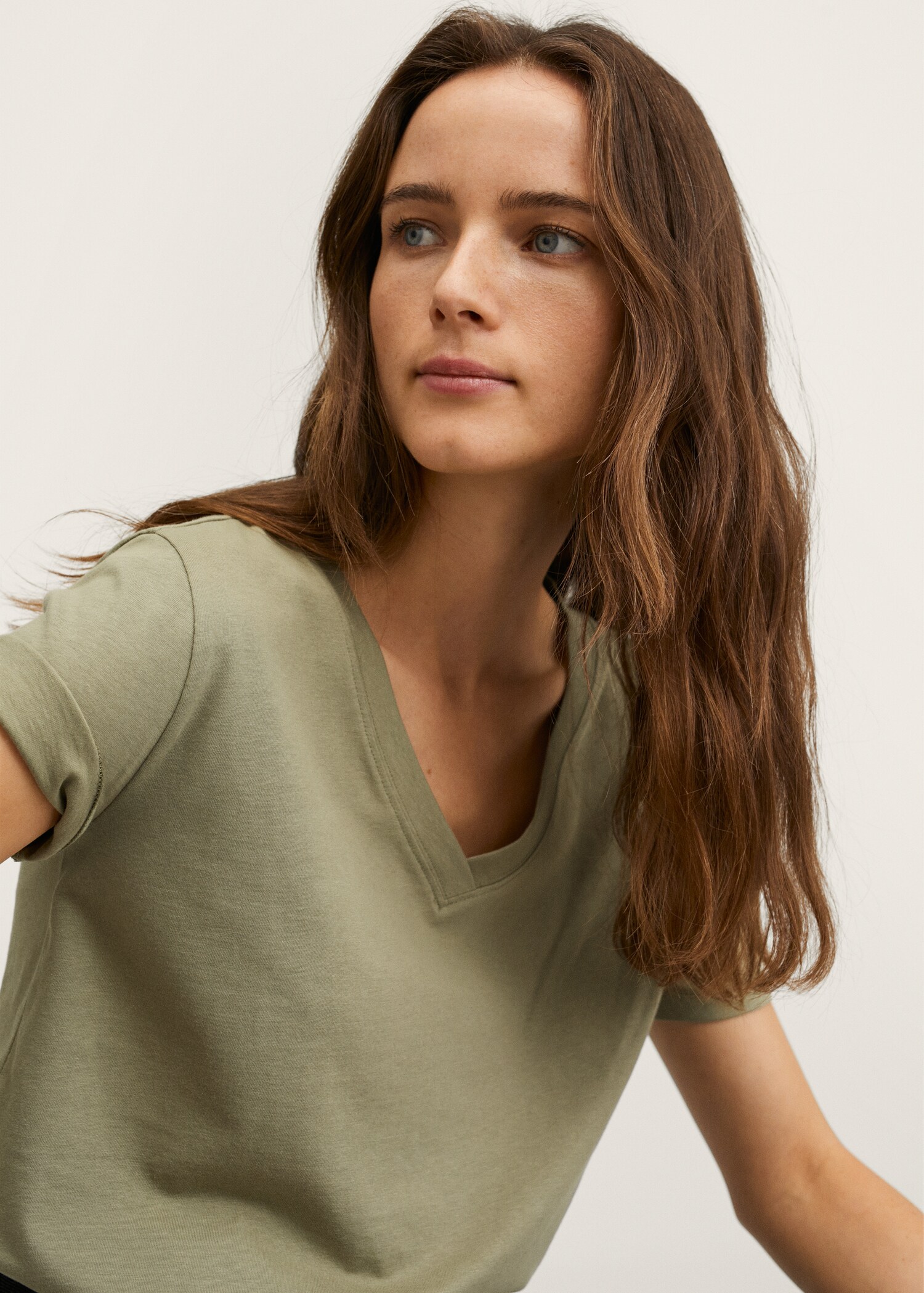 Essential cotton-blend T-shirt - Details of the article 2