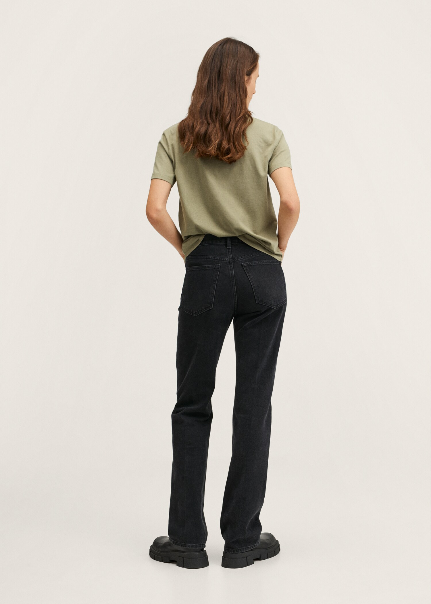 Essential cotton-blend T-shirt - Reverse of the article