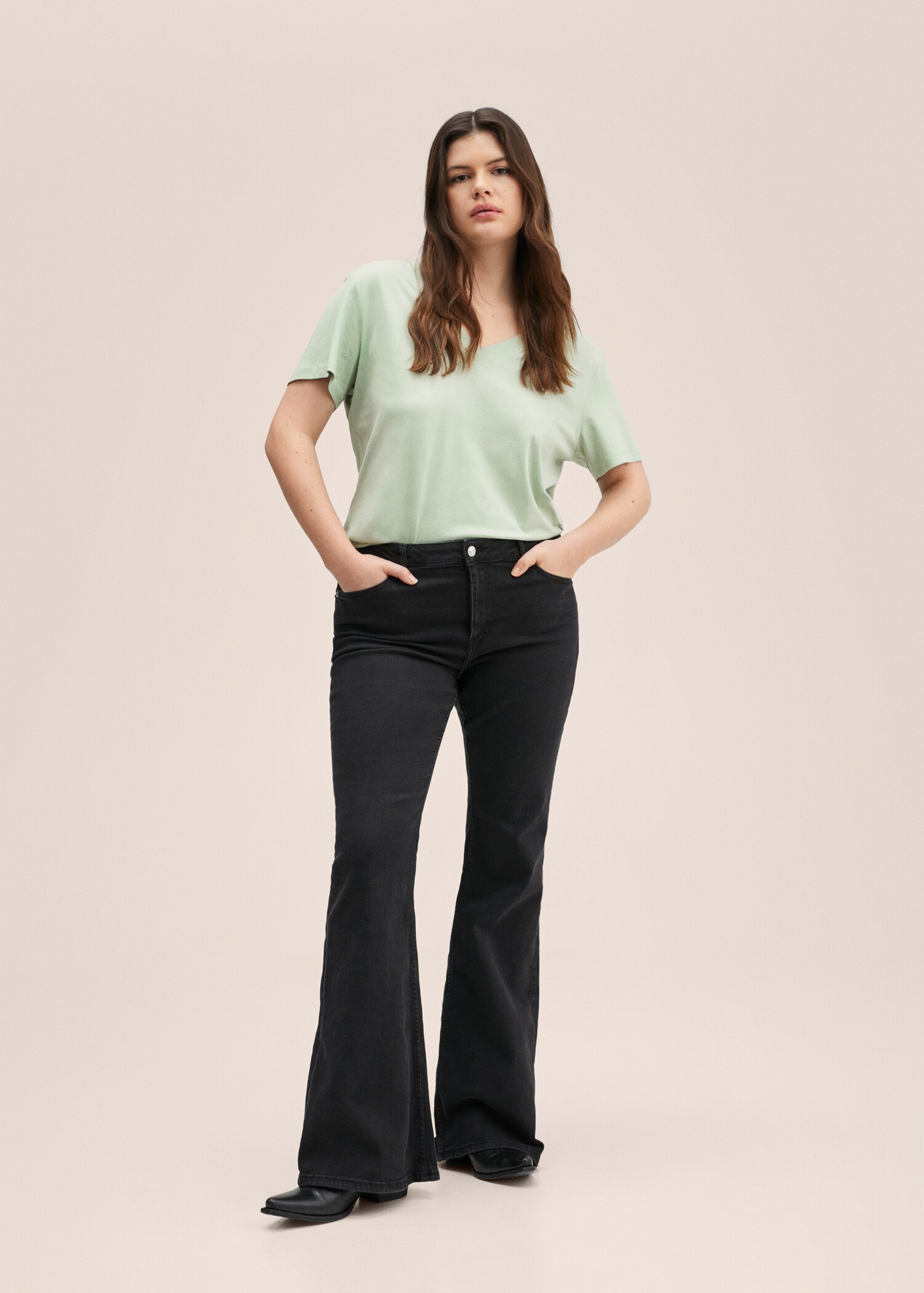 Essential cotton-blend T-shirt - Details of the article 3