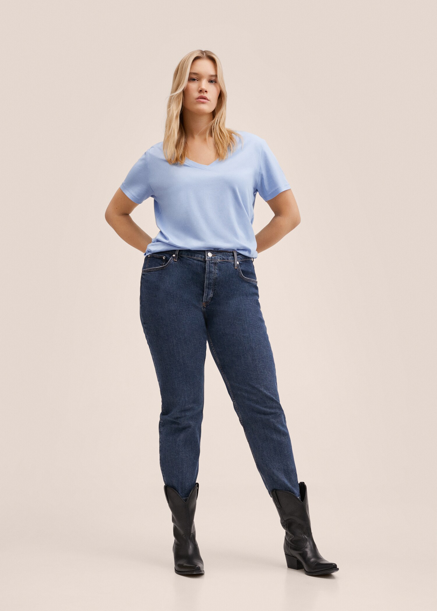 Essential cotton-blend T-shirt - Details of the article 3