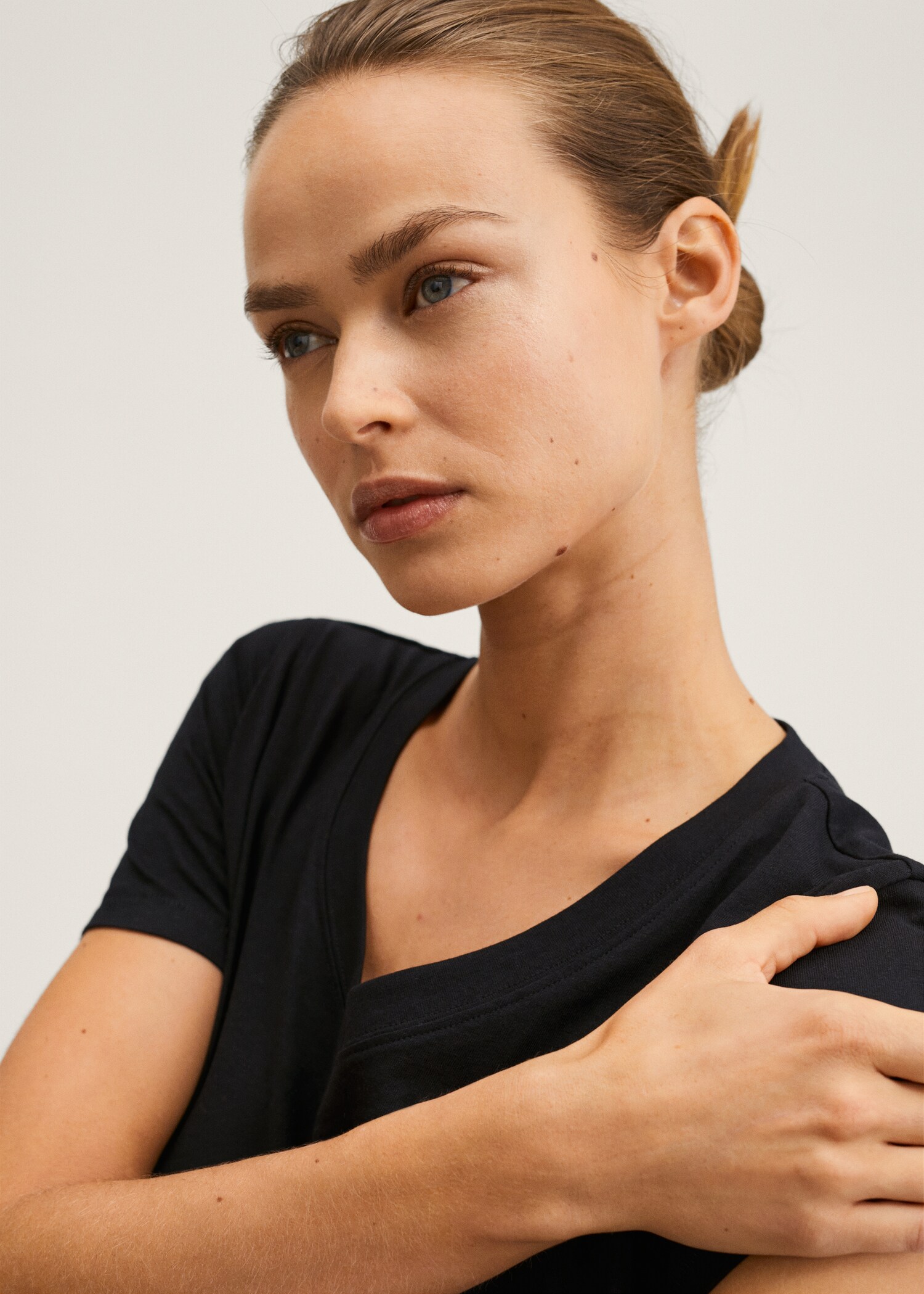 Essential cotton-blend T-shirt - Details of the article 1