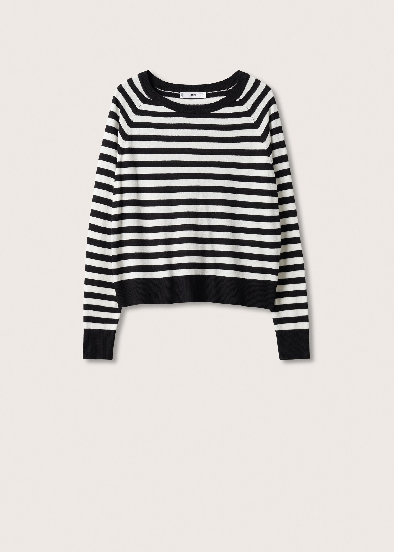 Striped knit sweater - Article without model