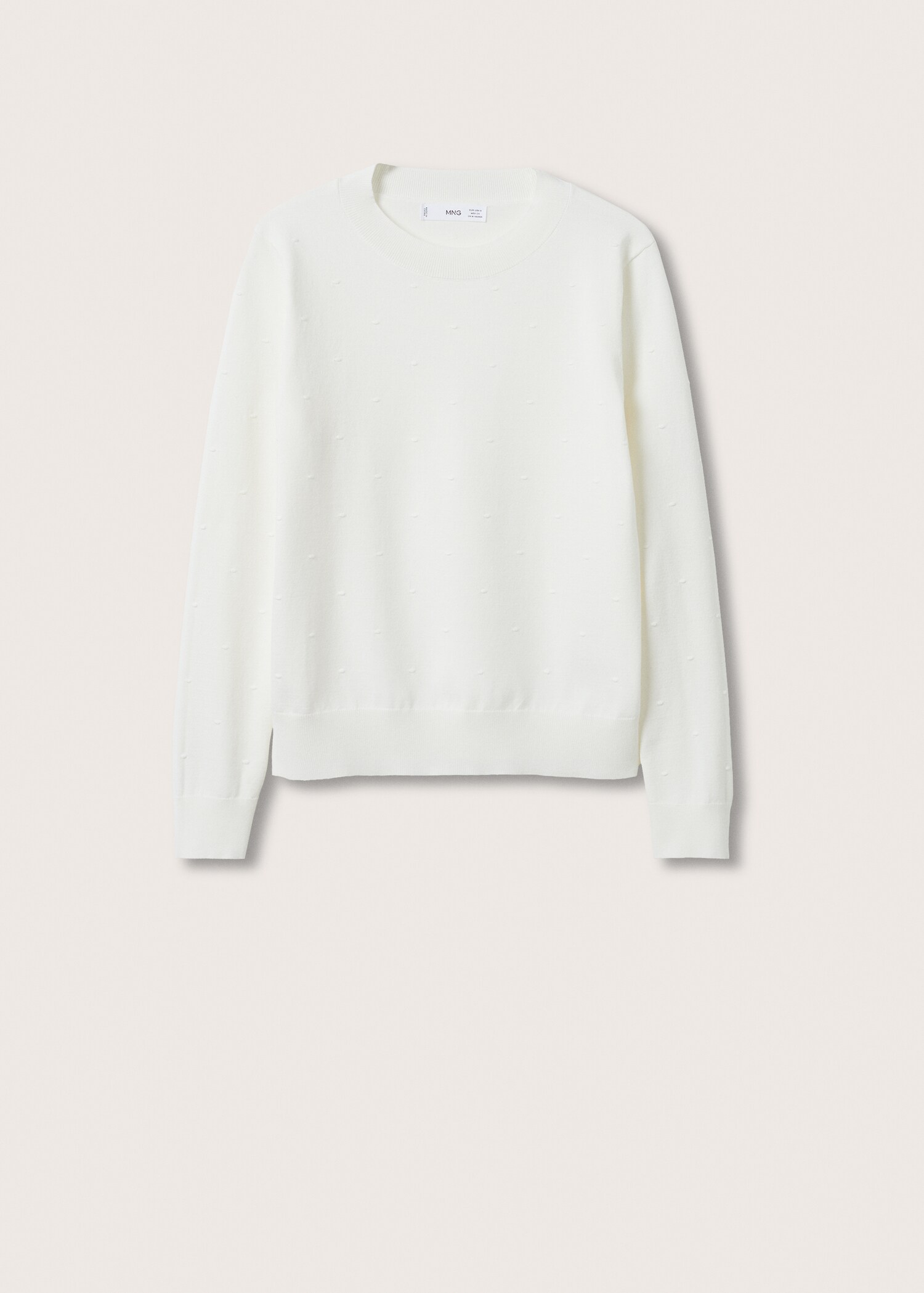 Knit embroidered sweater - Article without model